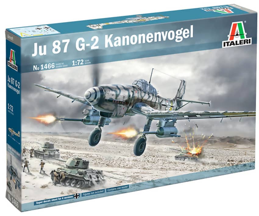 Italeri - 1:72 Junker Ju 87 G-2 Kanonenvogel