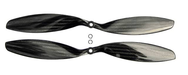 PROP 12X4.5 CW/CCW PAIR MULTI COPTER CARBON FIBRE