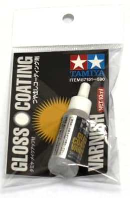 TAMIYA - ACRYLIC PAINT GLOSS COATING VARNISH 87151 10ml