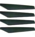 REPLACEMENT ROTOR BLADES A - TOP 2PC HOLA / BOTY HELI SPARE PARTS