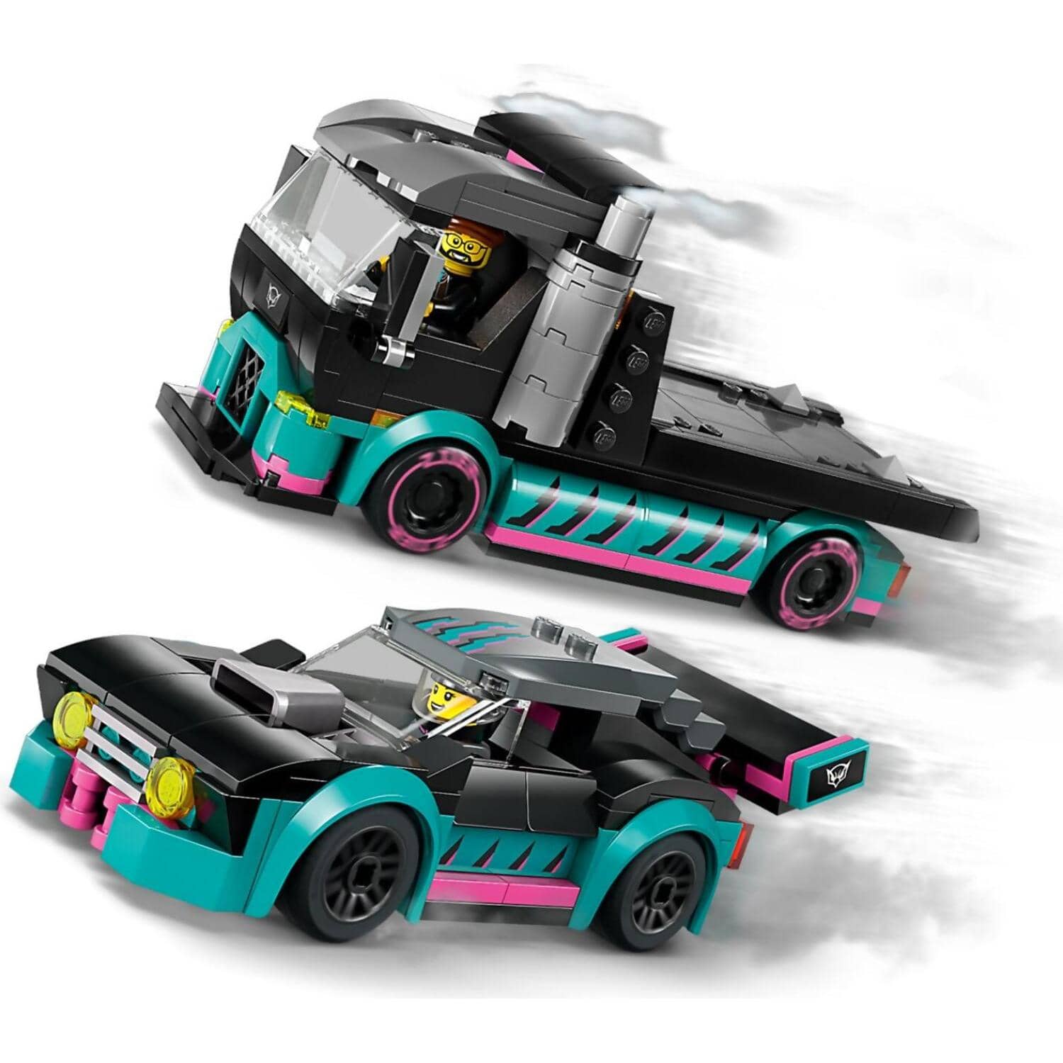 LEGO® 60406 Race Car and Car Carrier Truck - City