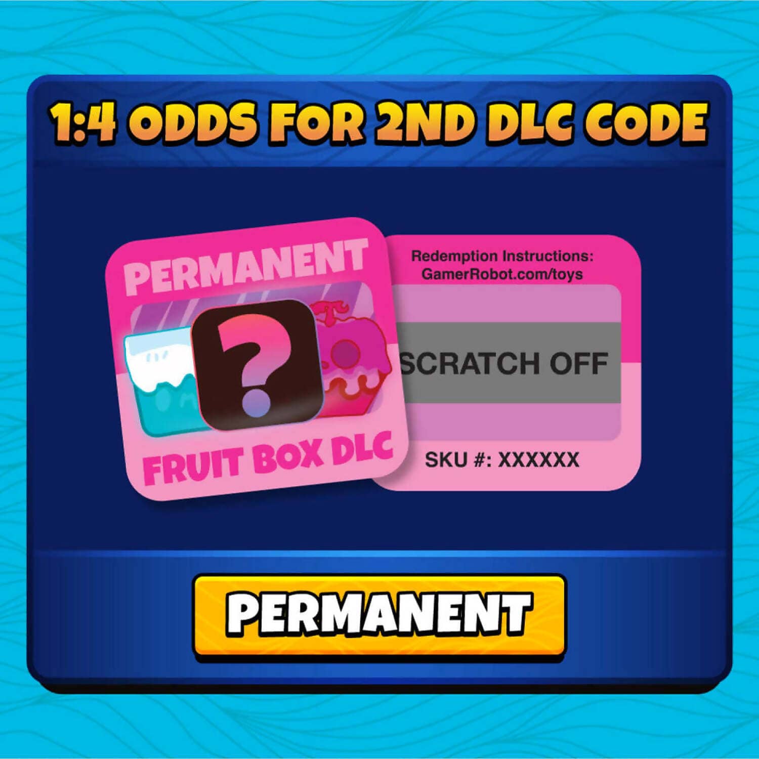 Blox Fruits - 8-inch Collectible Plush Asst With Dlc Code Blind Box Series 1 Mystery Plush - Phatmojo