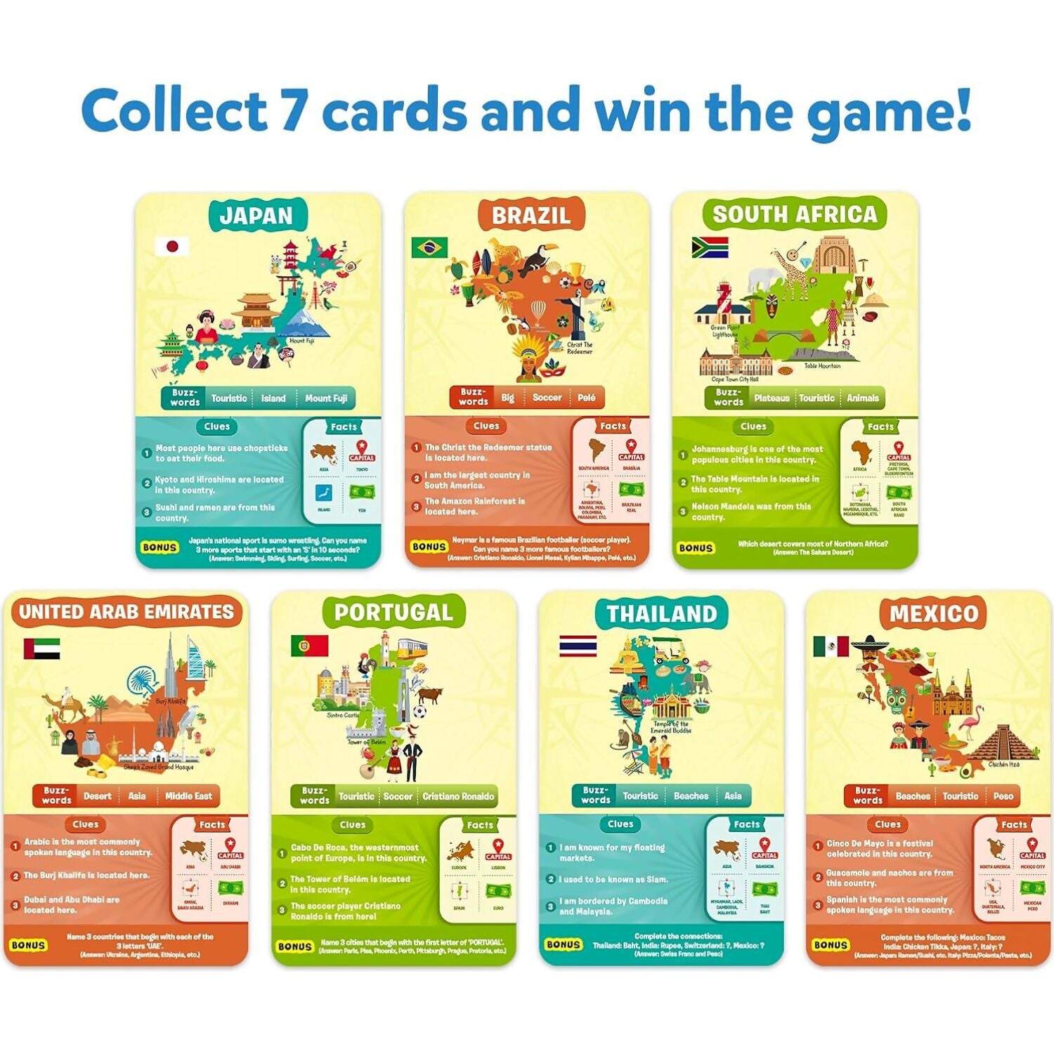 Skillmatics - Guess In 10 Countries Of The World Card Game