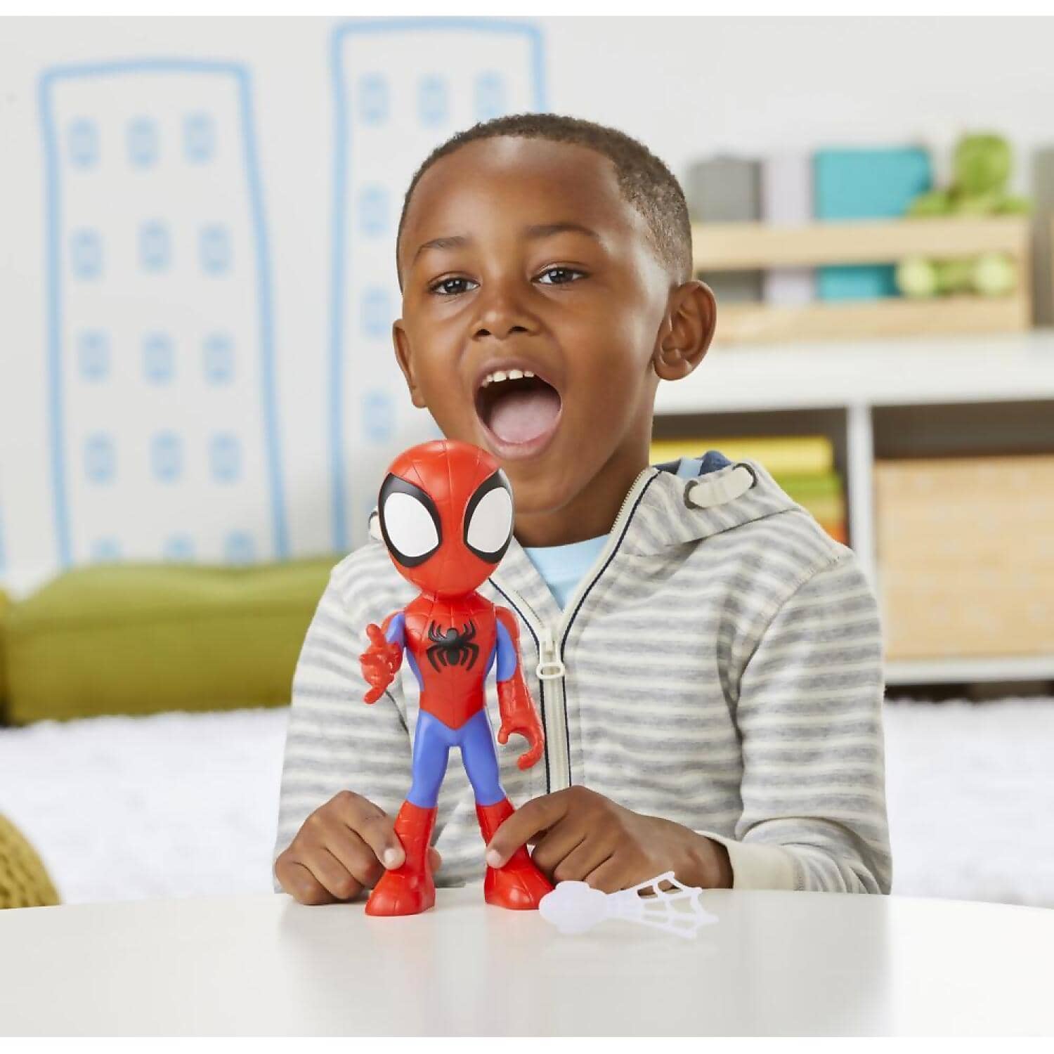 Marvel - Spidey And His Amazing Friends Supersized Spidey Action Figure - Hasbro