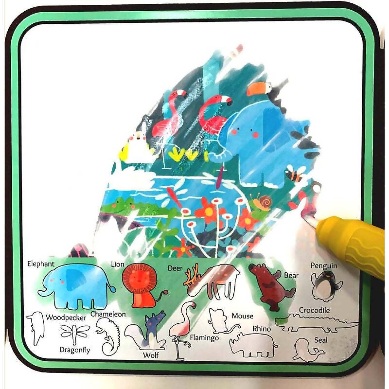 Mieredu - Magic Water Doodle Book Forest Animals