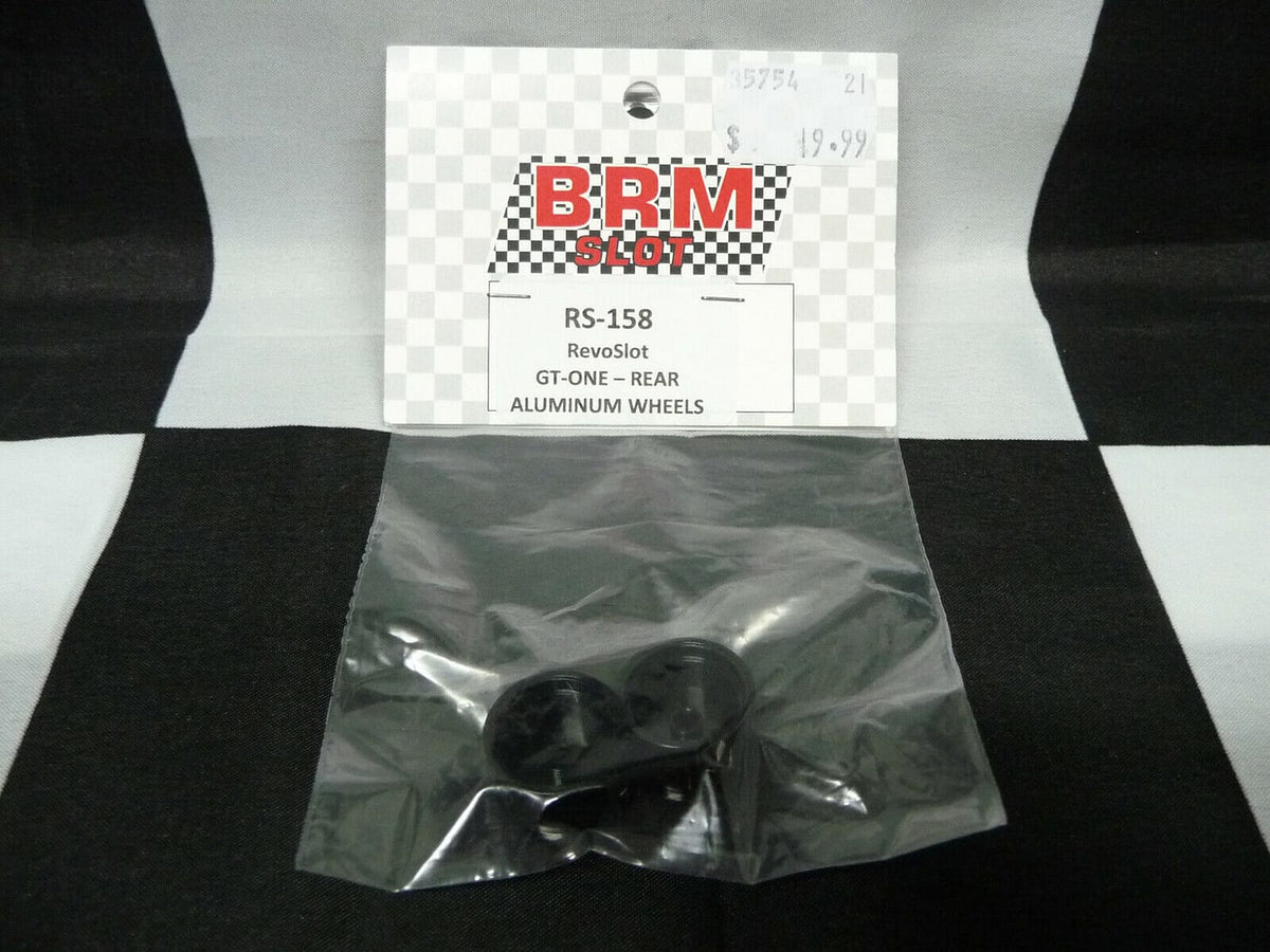 BRM - SLOT RS-158 REVOSLOT GT ONE - REAR ALUMINIUM WHEELS
