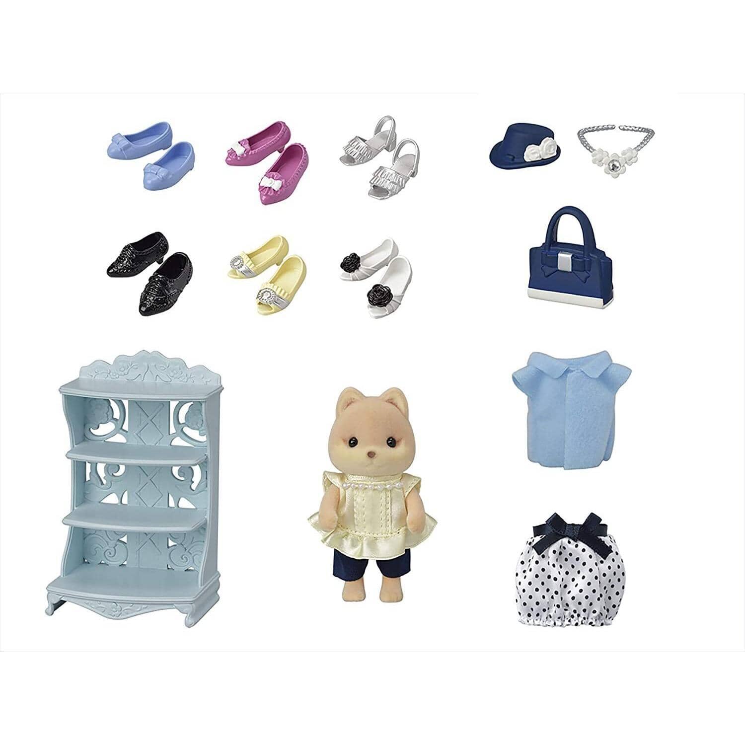 Sylvanian Families - Fashion Playset Shoe Shop Collection Animal Doll Playset