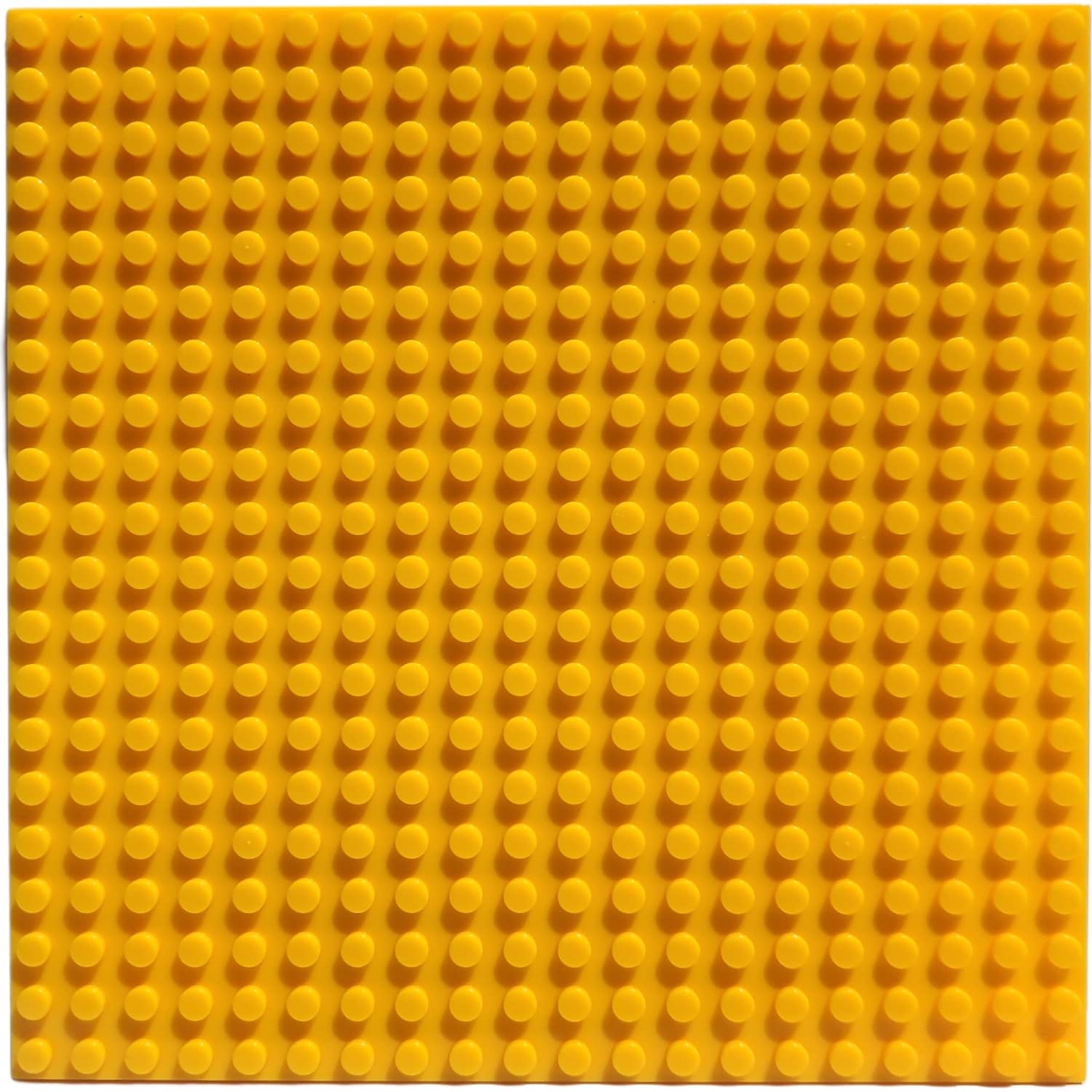 Baseplate XXSmall 20 20 Stud (16x16cm) Bright Yellow Generic Brand Base Plate