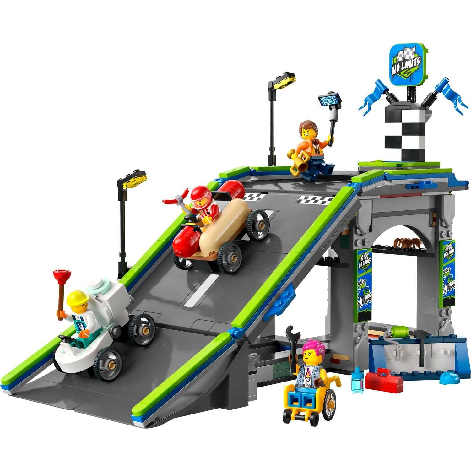 LEGO® 60460 No Limits: Race Car Ramp Track - City