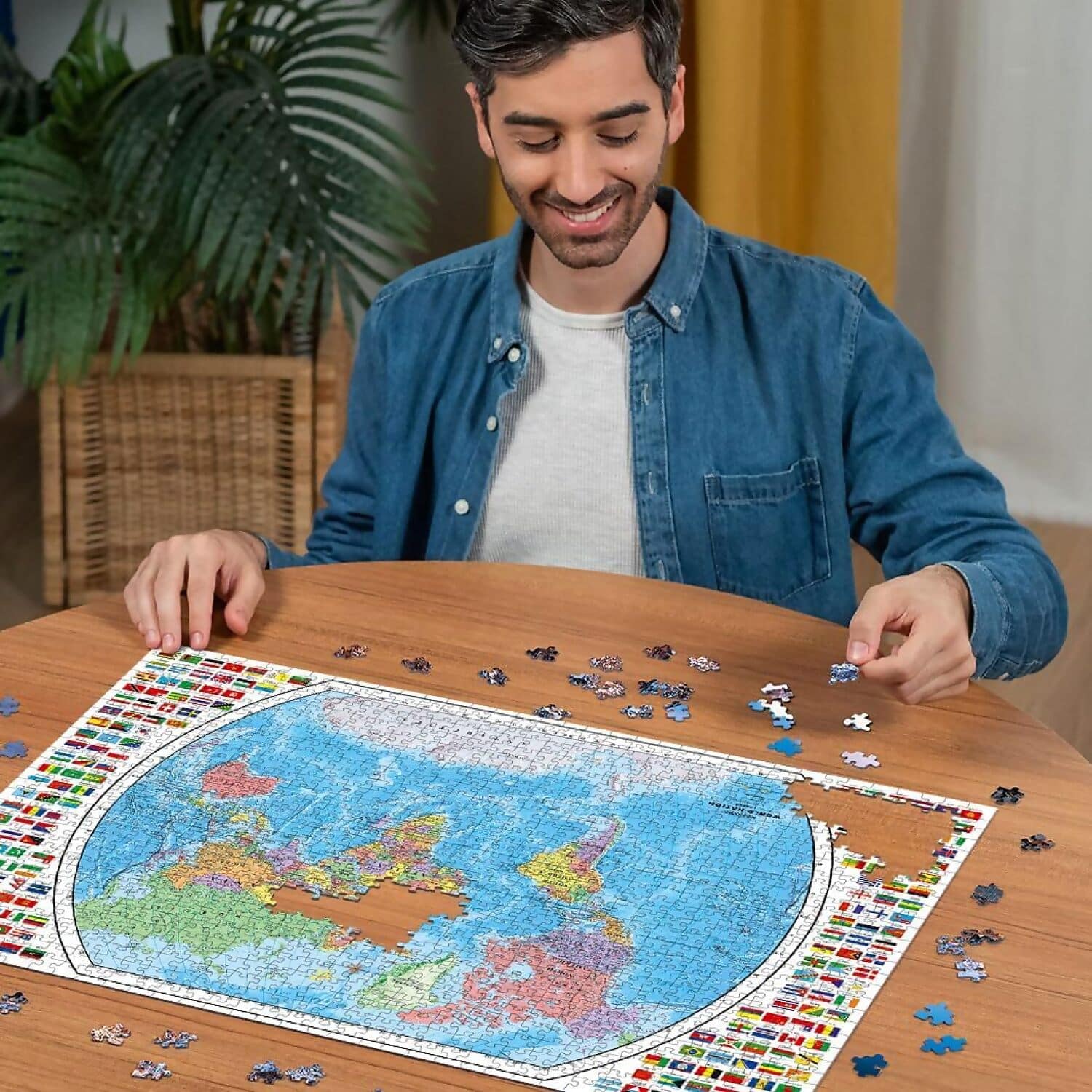 Ravensburger - Political World Map Jigsaw Puzzle 1000 Pieces