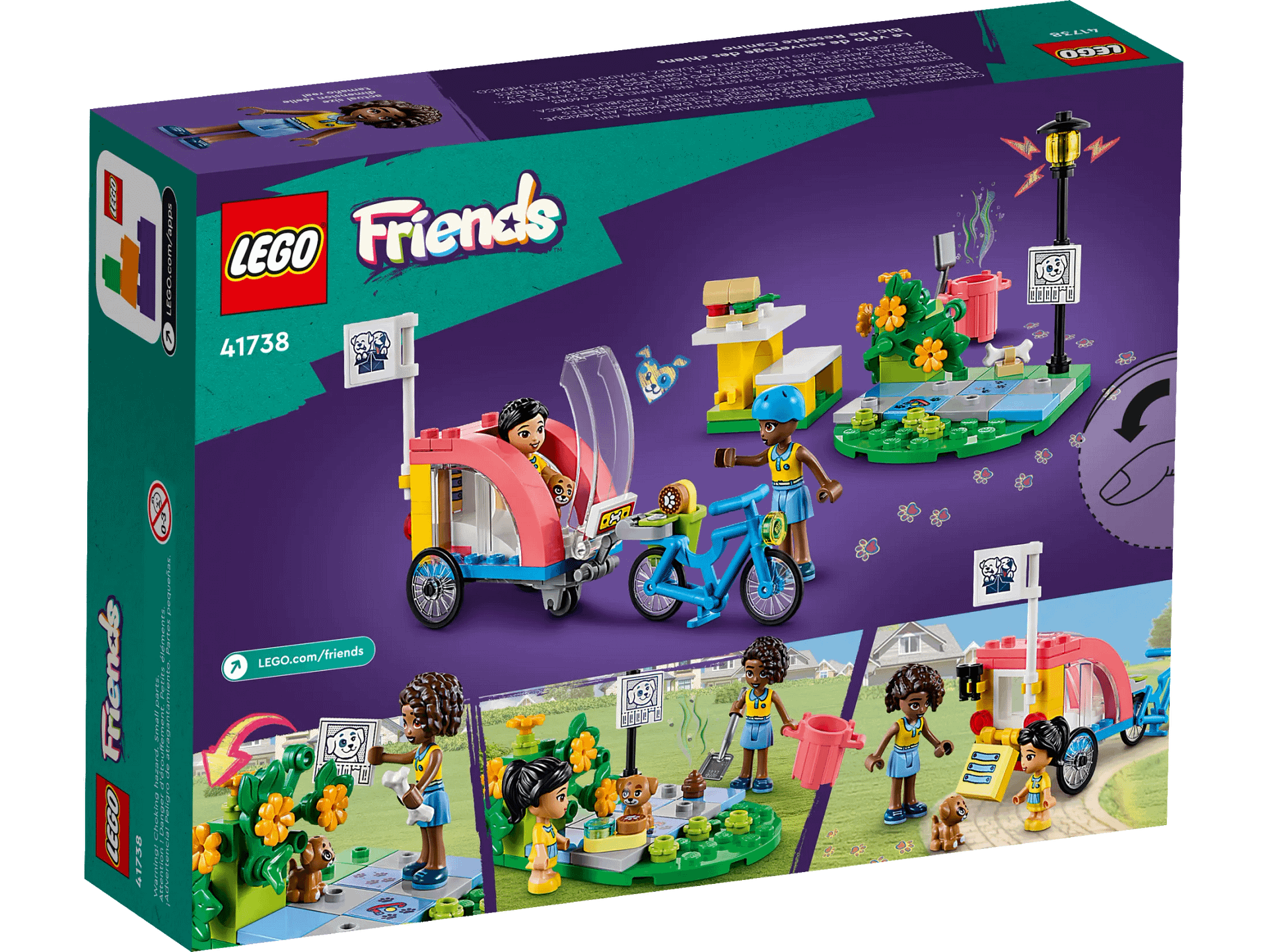 LEGO® 41738 Dog Rescue Bike - Friends