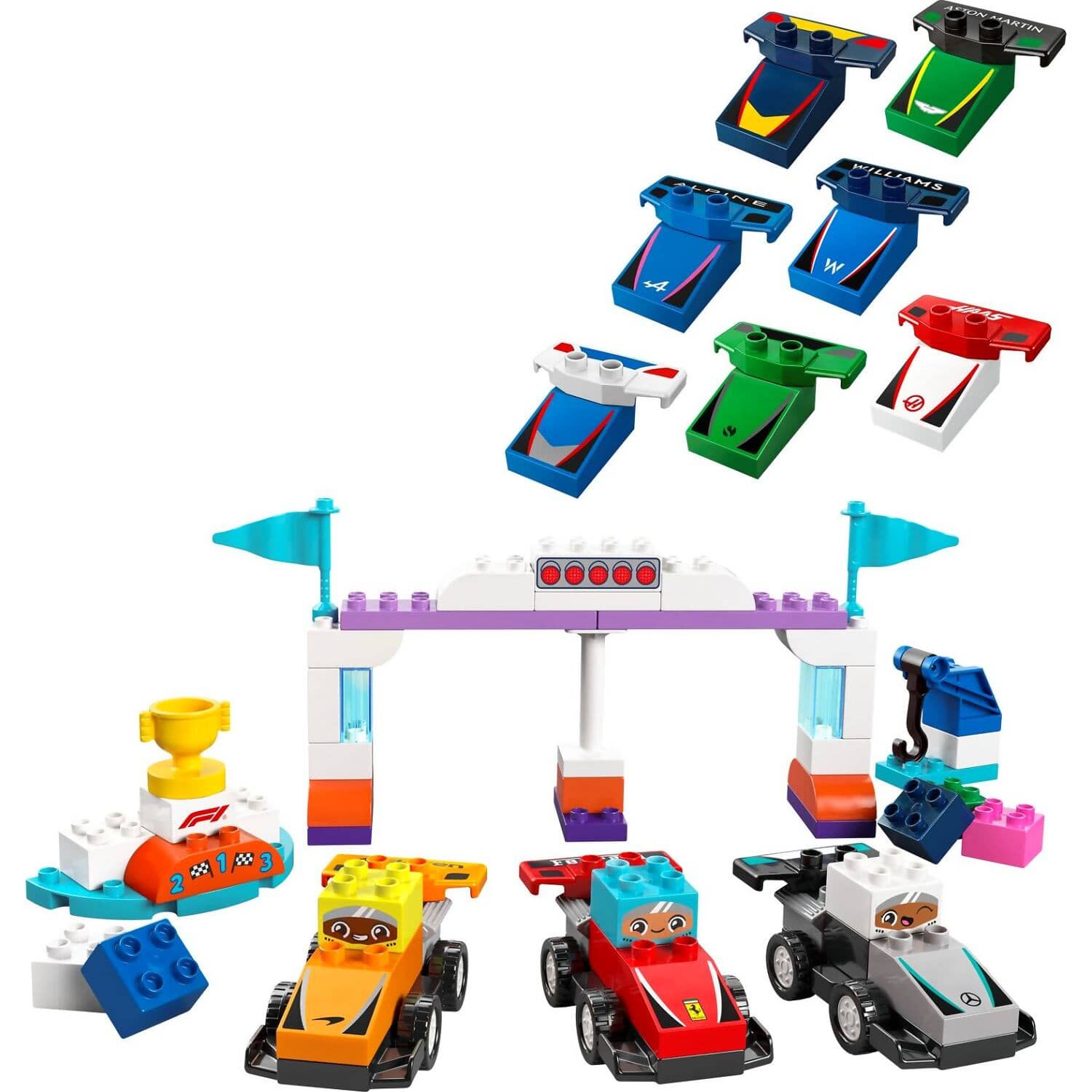 LEGO® 10445 F1 Team Race Cars & Drivers - DUPLO®