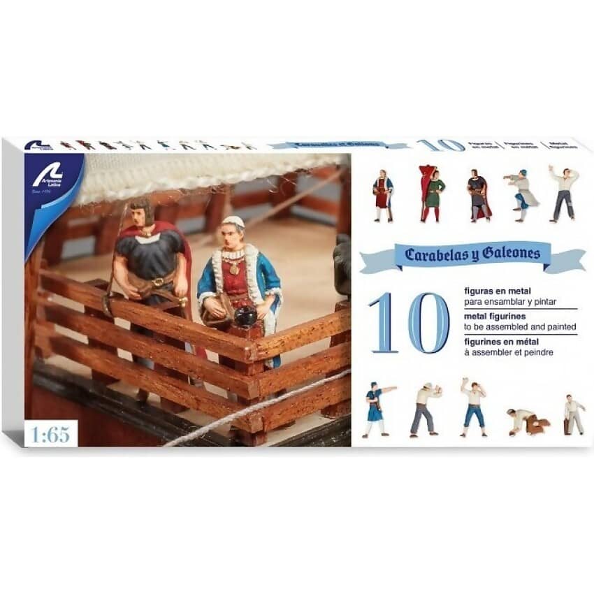 Artesania - Scale 1/65 Metal Figurines for Santa Maria Caravel (22411F)