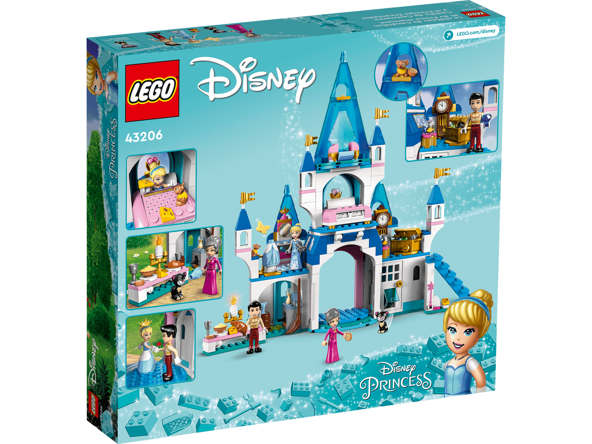 LEGO® 43206 Cinderella and Prince Charming's Castle - Disney Princess Frozen