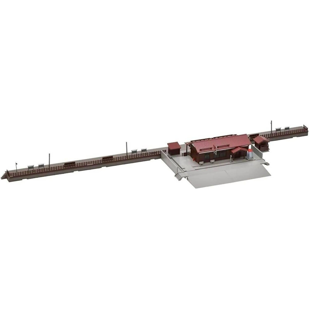 TOMIX - WOODEN STATION BUILDING COLD PLACE MODEL N SCALE - MODEL RAILWAY ACCESSORY