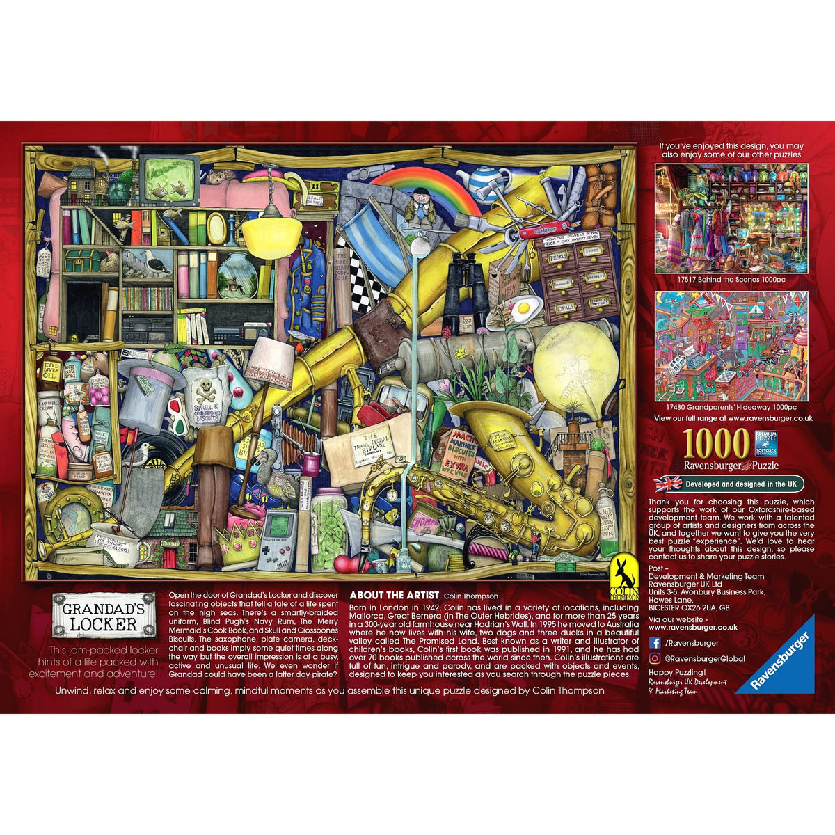 Ravensburger - Grandad’s Locker Jigsaw Puzzle 1000 Pieces