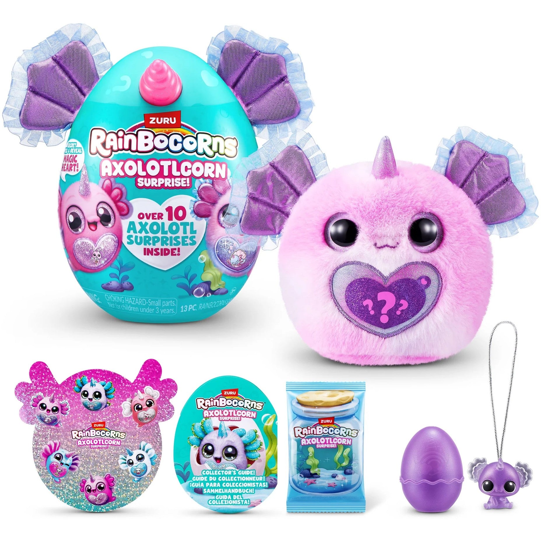 ZURU - Rainbocorns Axolotlcorn Surprise Plush Series 1