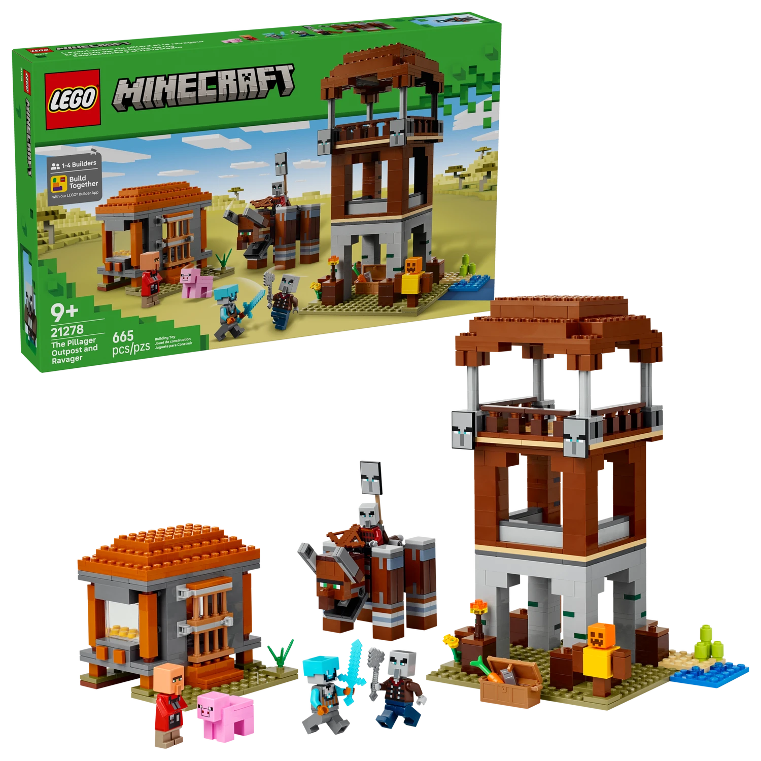 LEGO® 21278 The Pillager Outpost and Ravager - Minecraft®