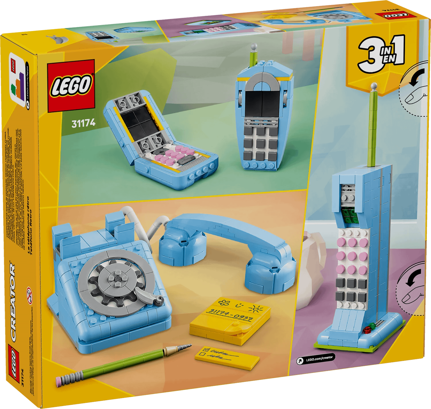 LEGO® 31174 Retro Telephone - Creator 3-in-1