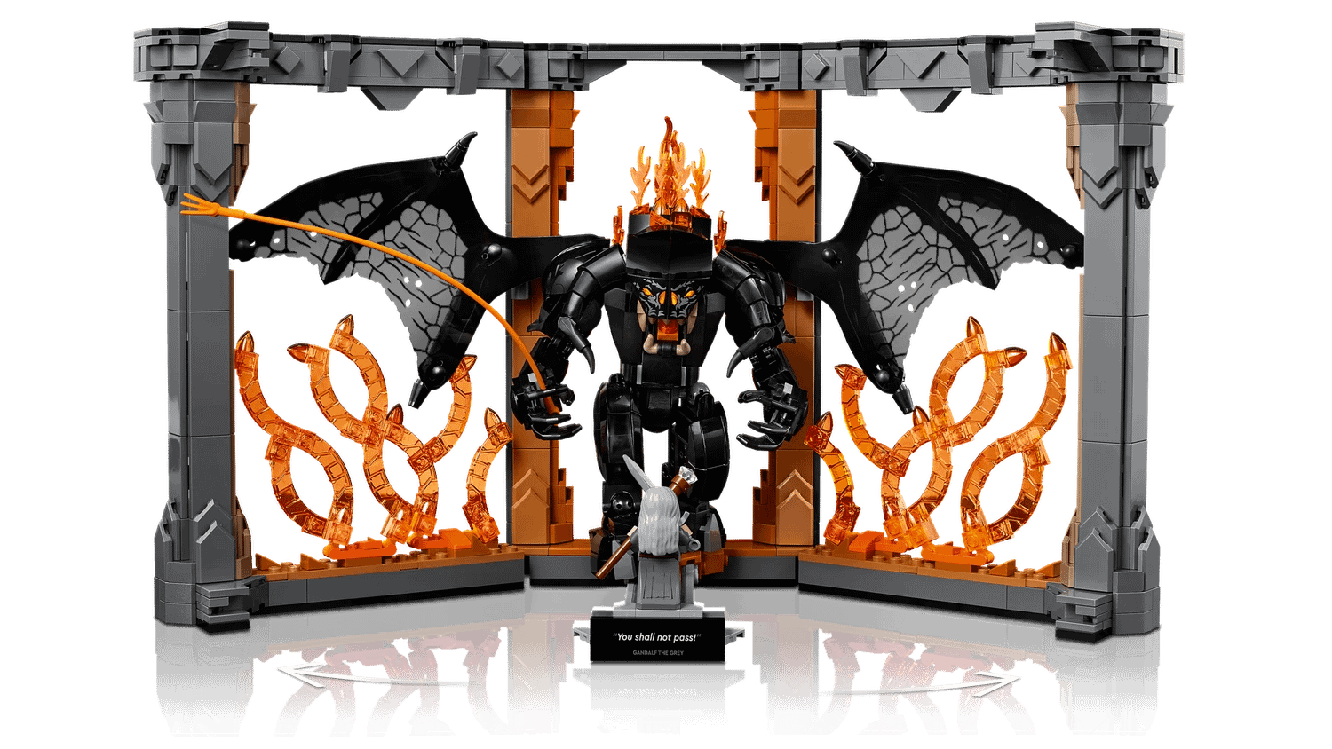 LEGO® 10367 The Lord of the Rings™: Balrog Book Nook - ICONS