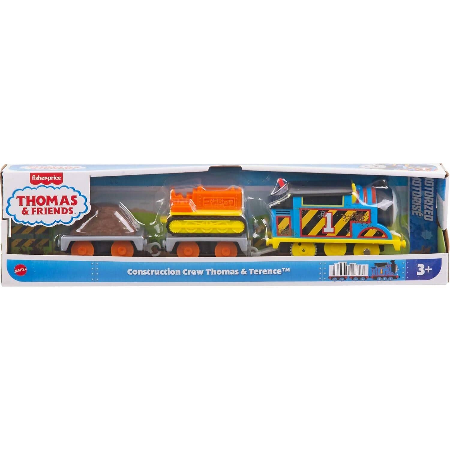 Fisher-Price - Thomas & Friends Construction Crew Thomas & Terence The Tractor Motorized Vehicle Set - Mattel