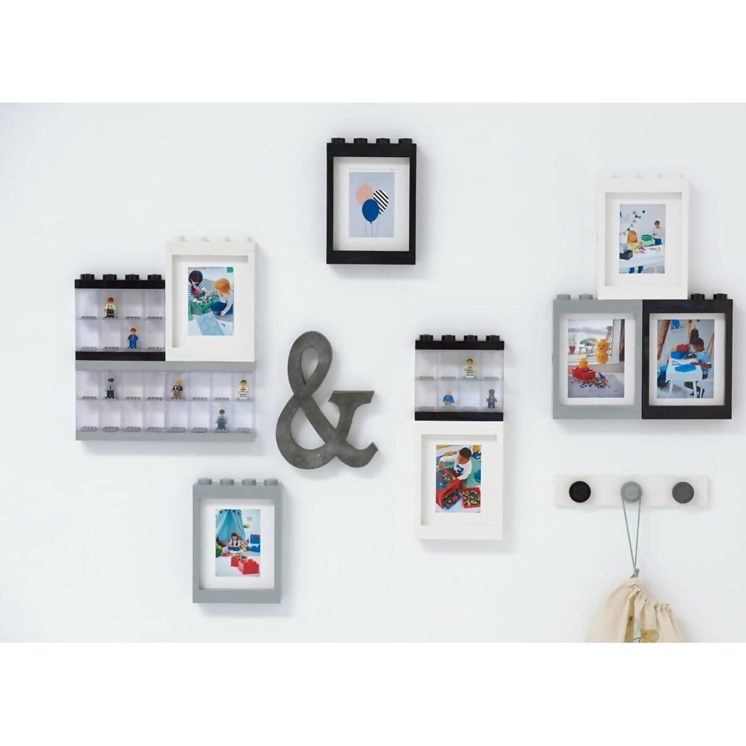 LEGO® Minifigure Display Case 16 Black - Room Copenhagen