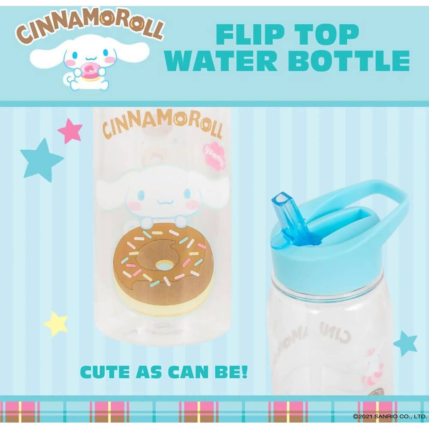 Hello Kitty - and Friends - Cinnamoroll Flip Top Bottle 700ml - Jasnor