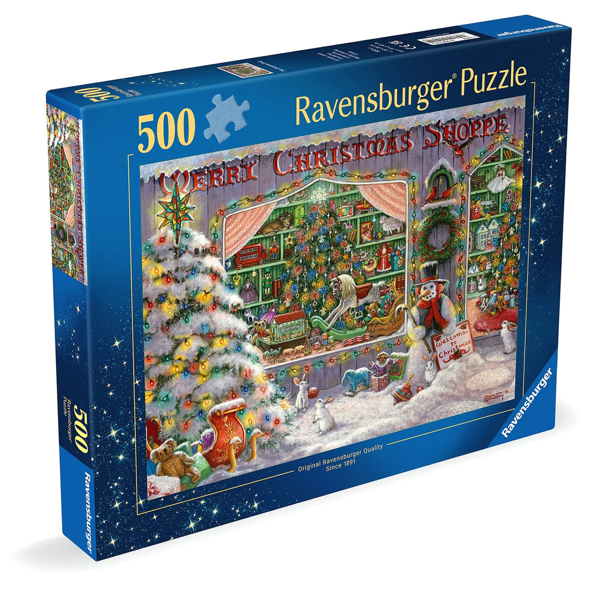 Ravensburger - The Christmas Shop Jigsaw Puzzle 500 Pieces