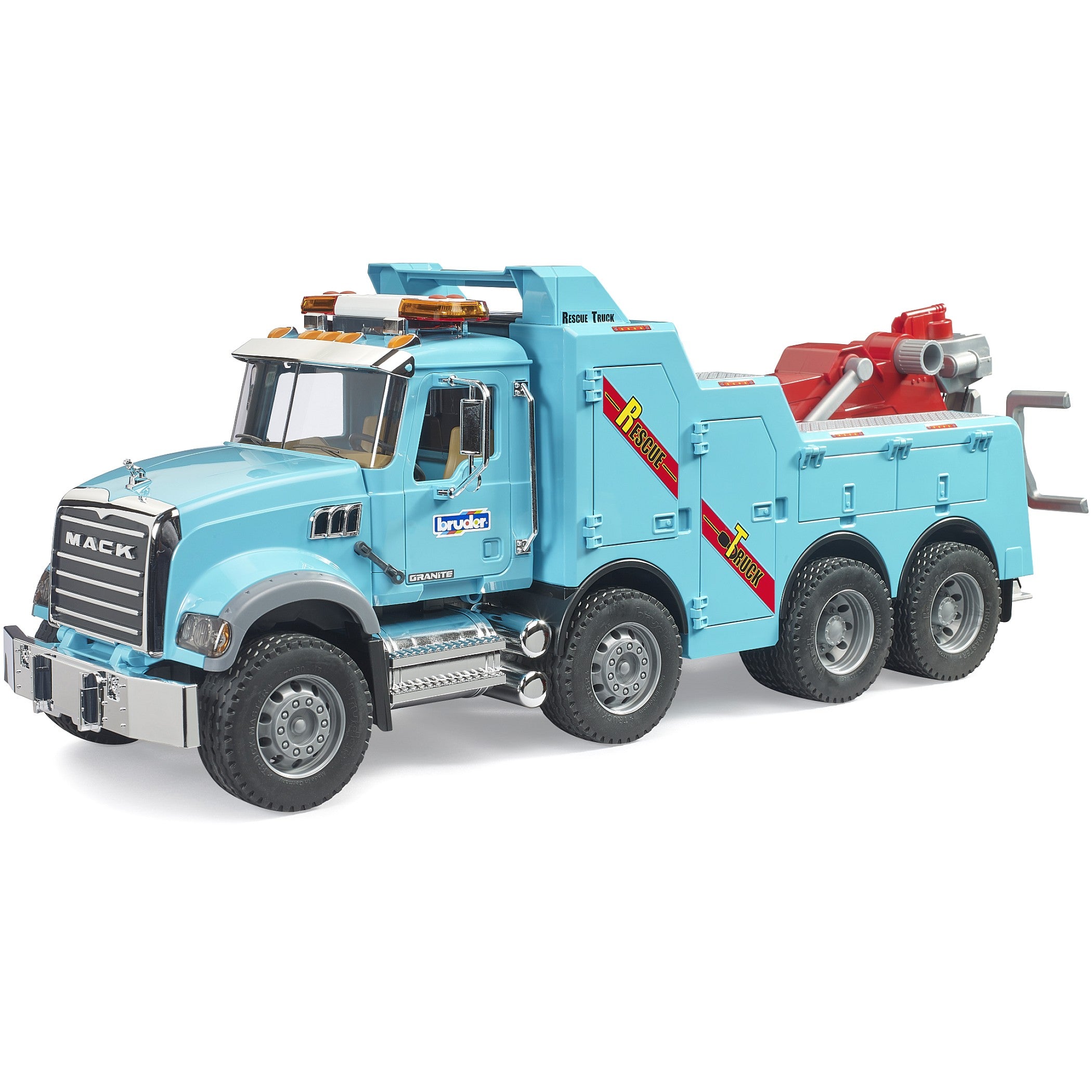 Bruder - MACK Granite Heavy tow truck with light and sound module
