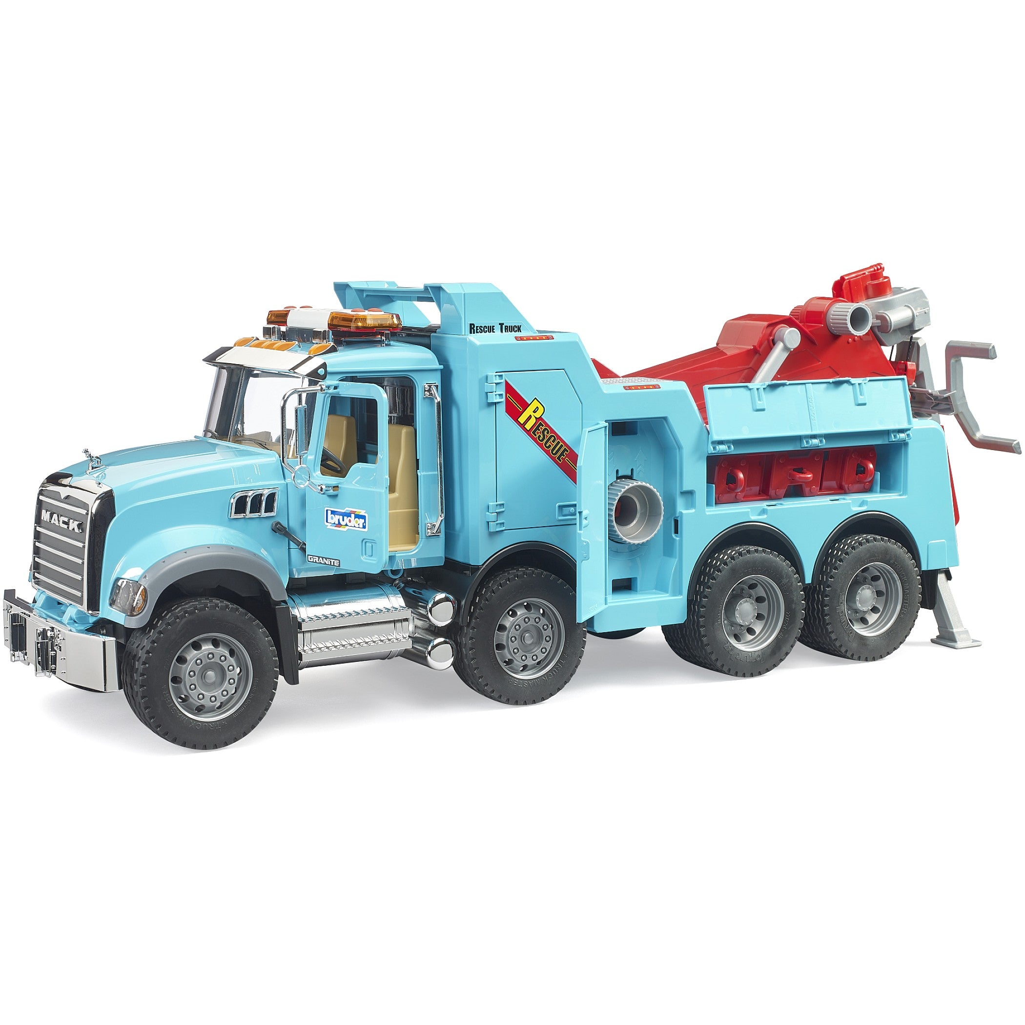 Bruder - MACK Granite Heavy tow truck with light and sound module