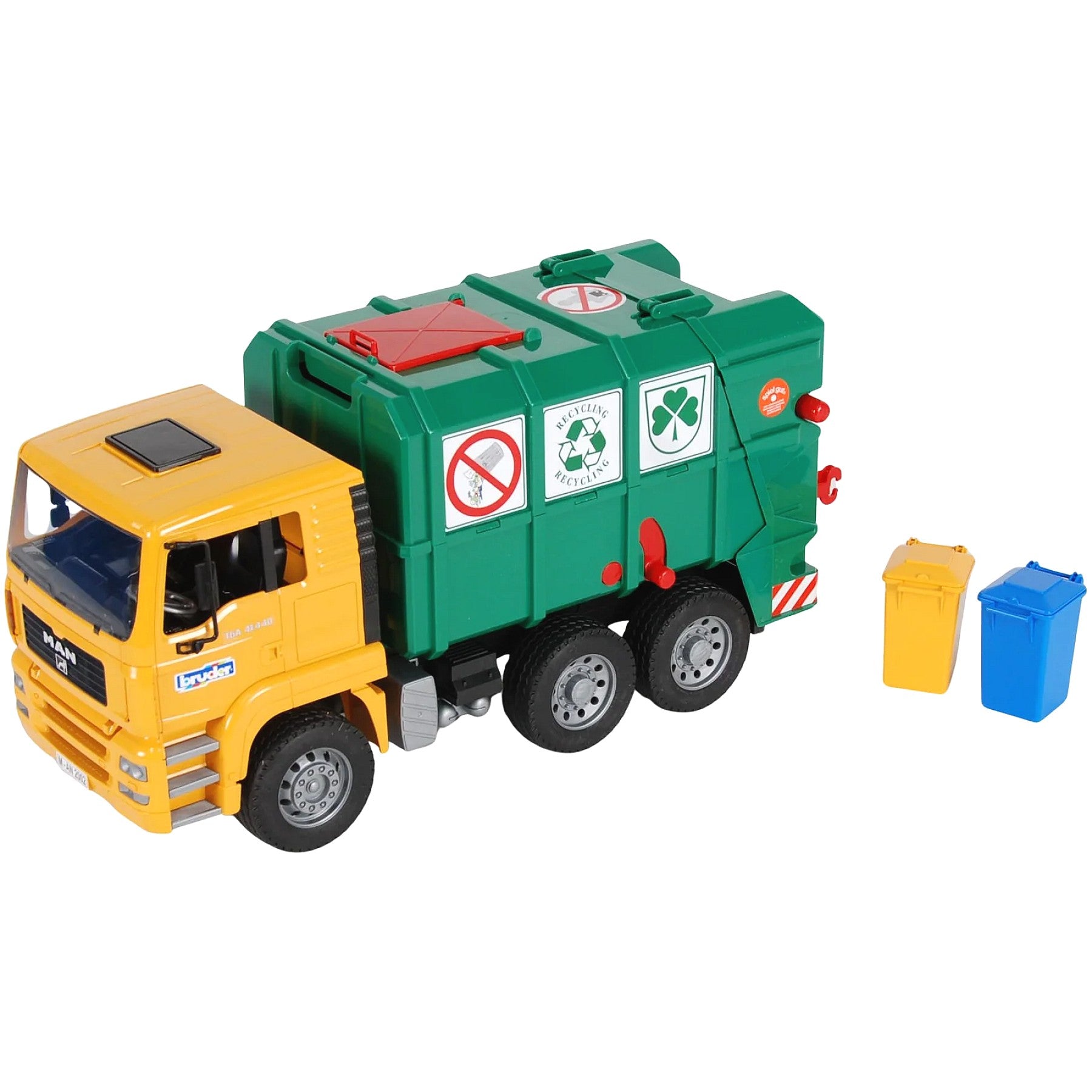 Bruder - MAN TGA Garbage Truck Rear Loading Scale 1:16