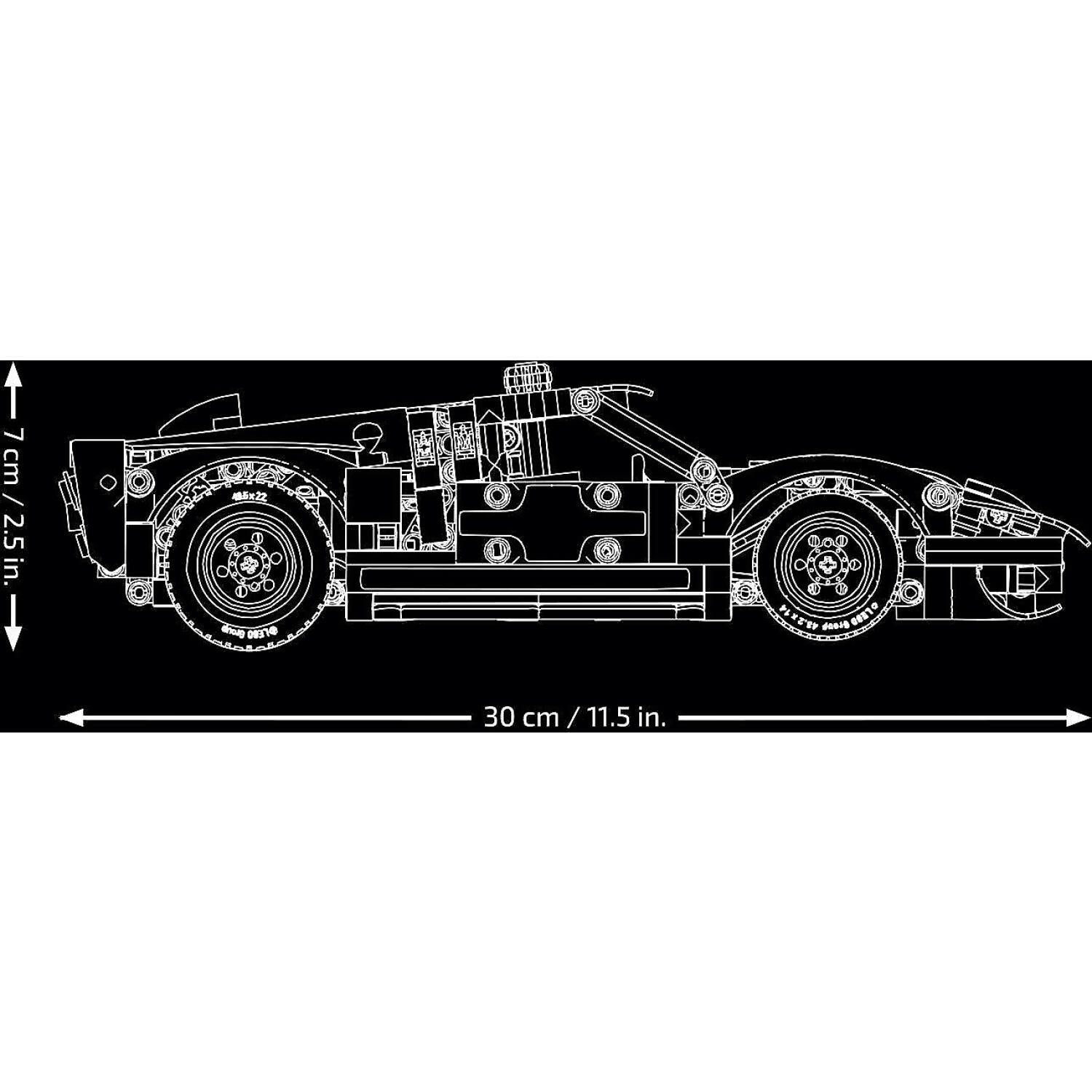 LEGO® 42223 1966 Ford GT40 MKII Race Car - Technic