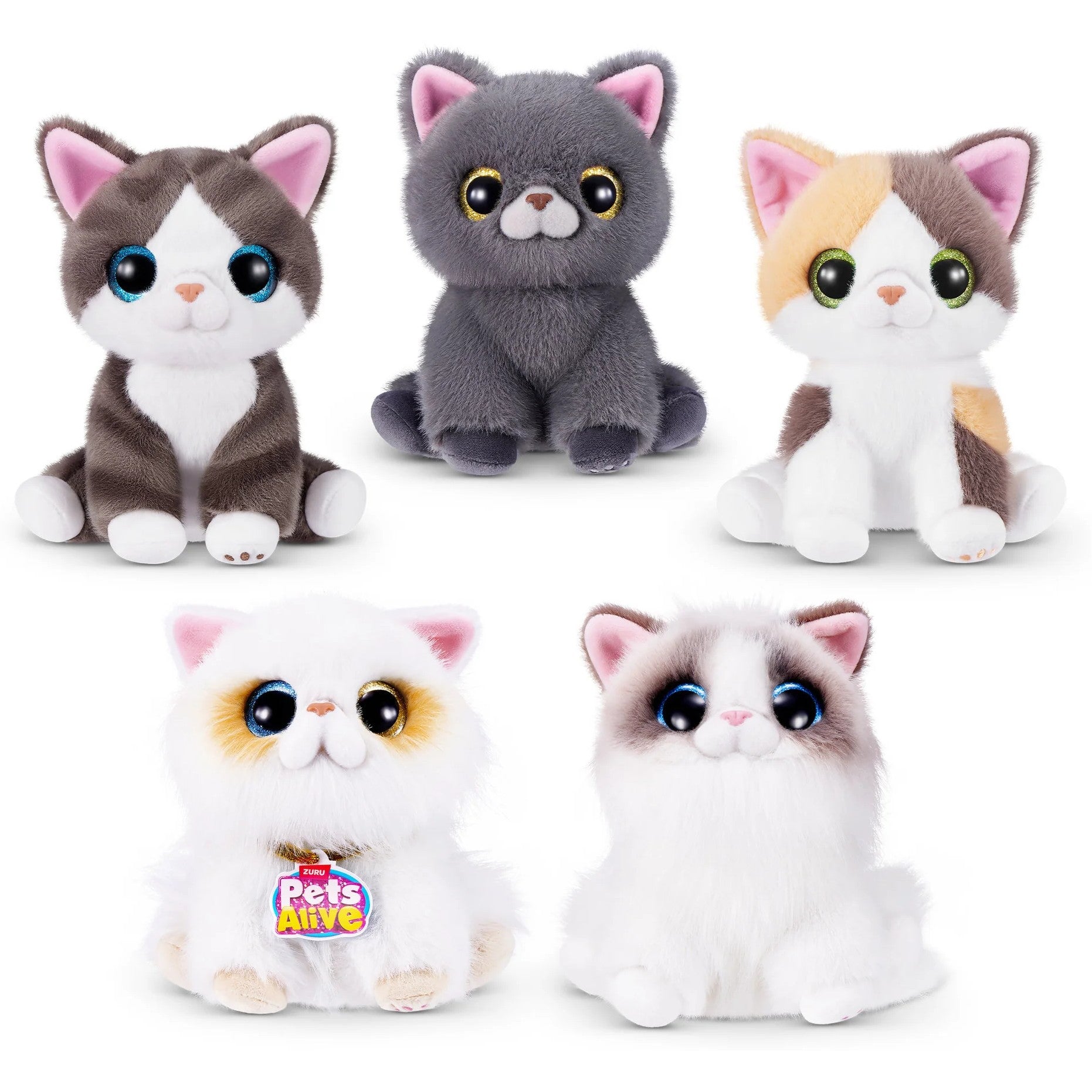 ZURU - Pets Alive Smitten Kittens Series 2 Interactive Plush Kitten Blind Box
