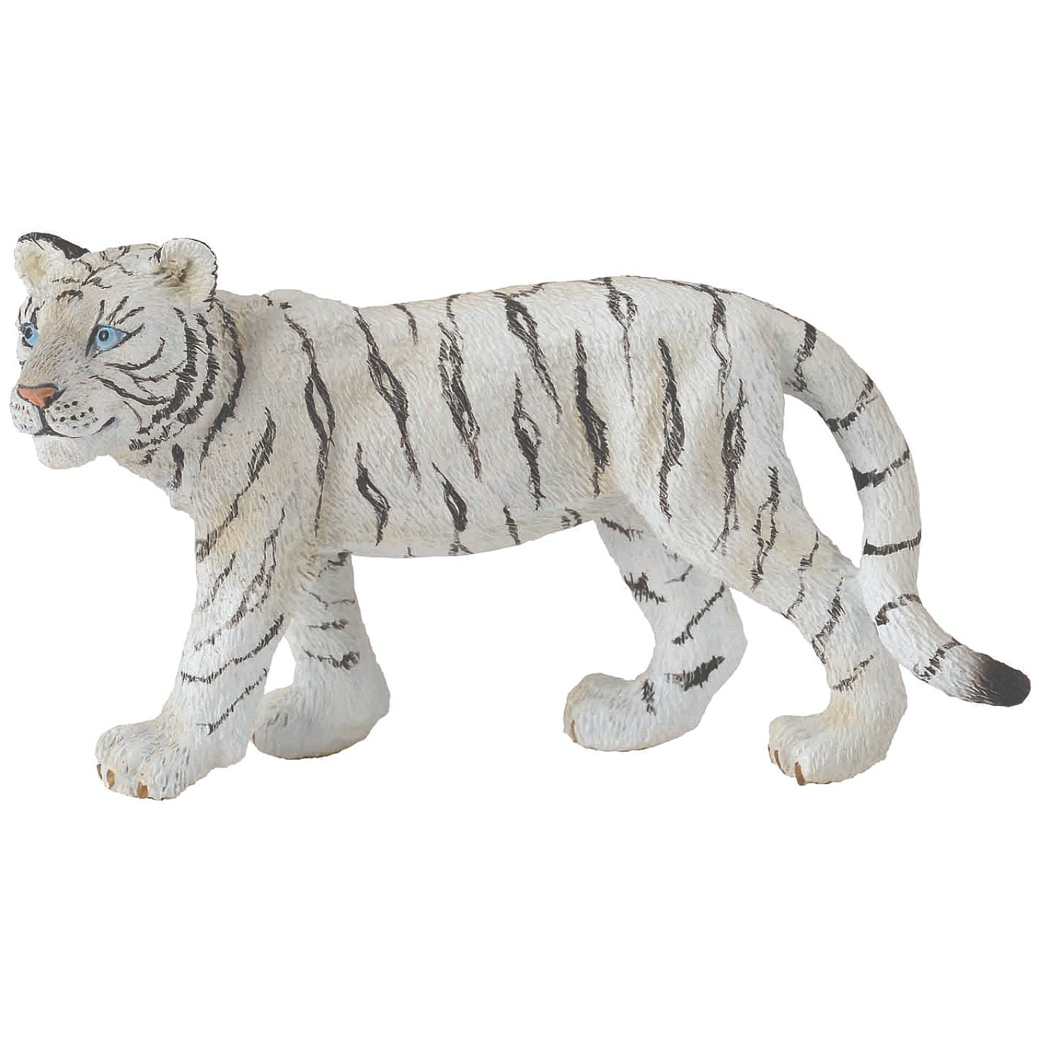 CollectA - White Tiger Cub Walking Animal Figurine