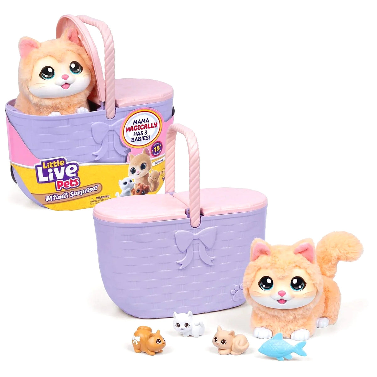 Little Live Pets - Mama Surprise! Kittens Playset