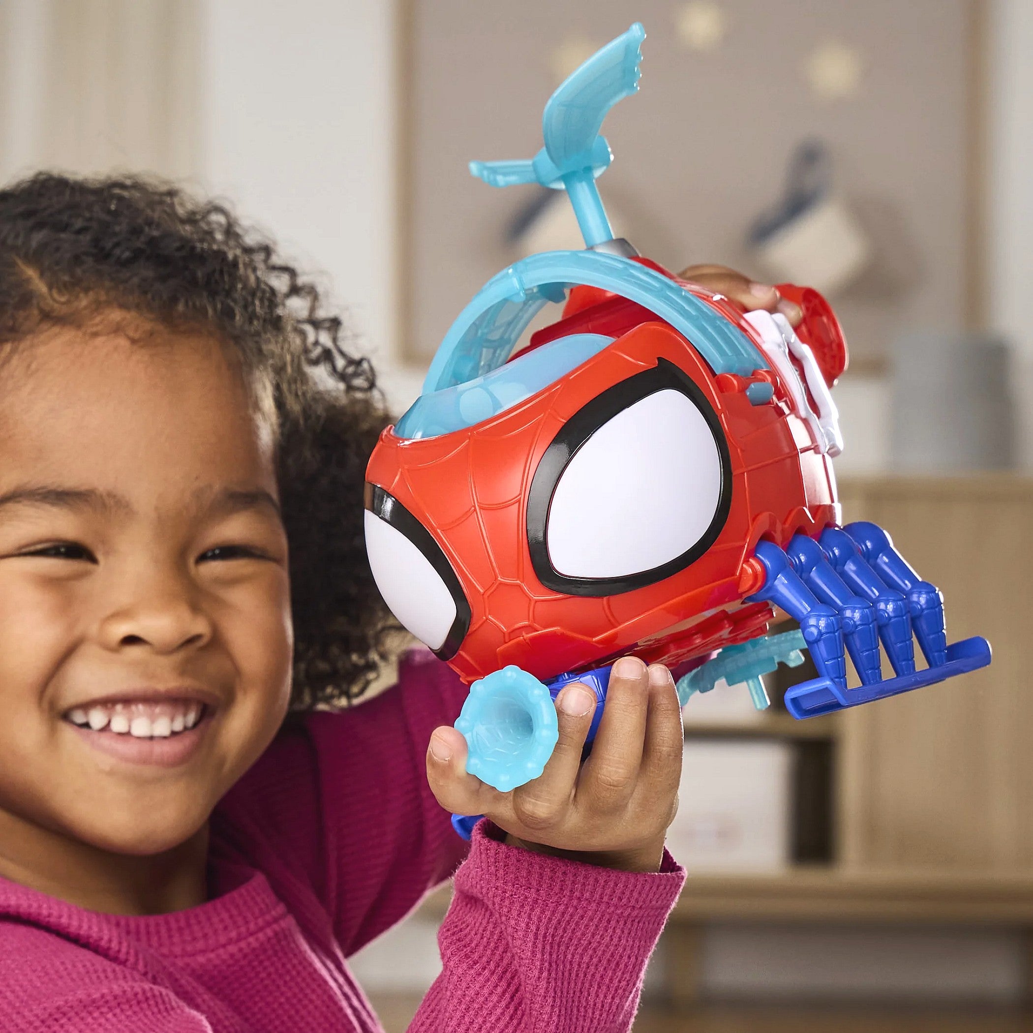 Marvel - Spidey and His Amazing Friends Team Spidey Spidey Copter Vehicle & Figure - Hasbro