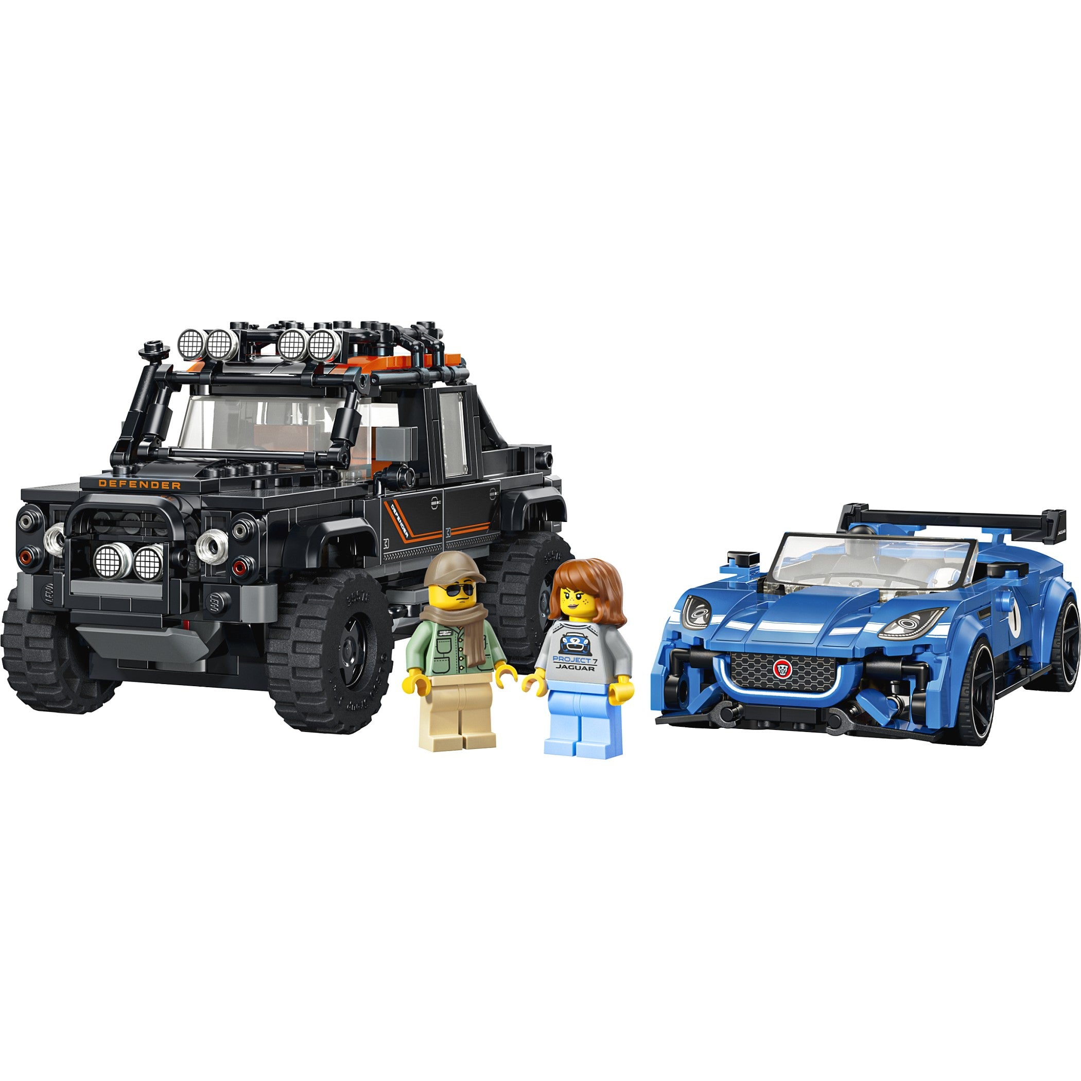LEGO® 77264 Jaguar Project 7 & Land Rover Defender - Speed Champions