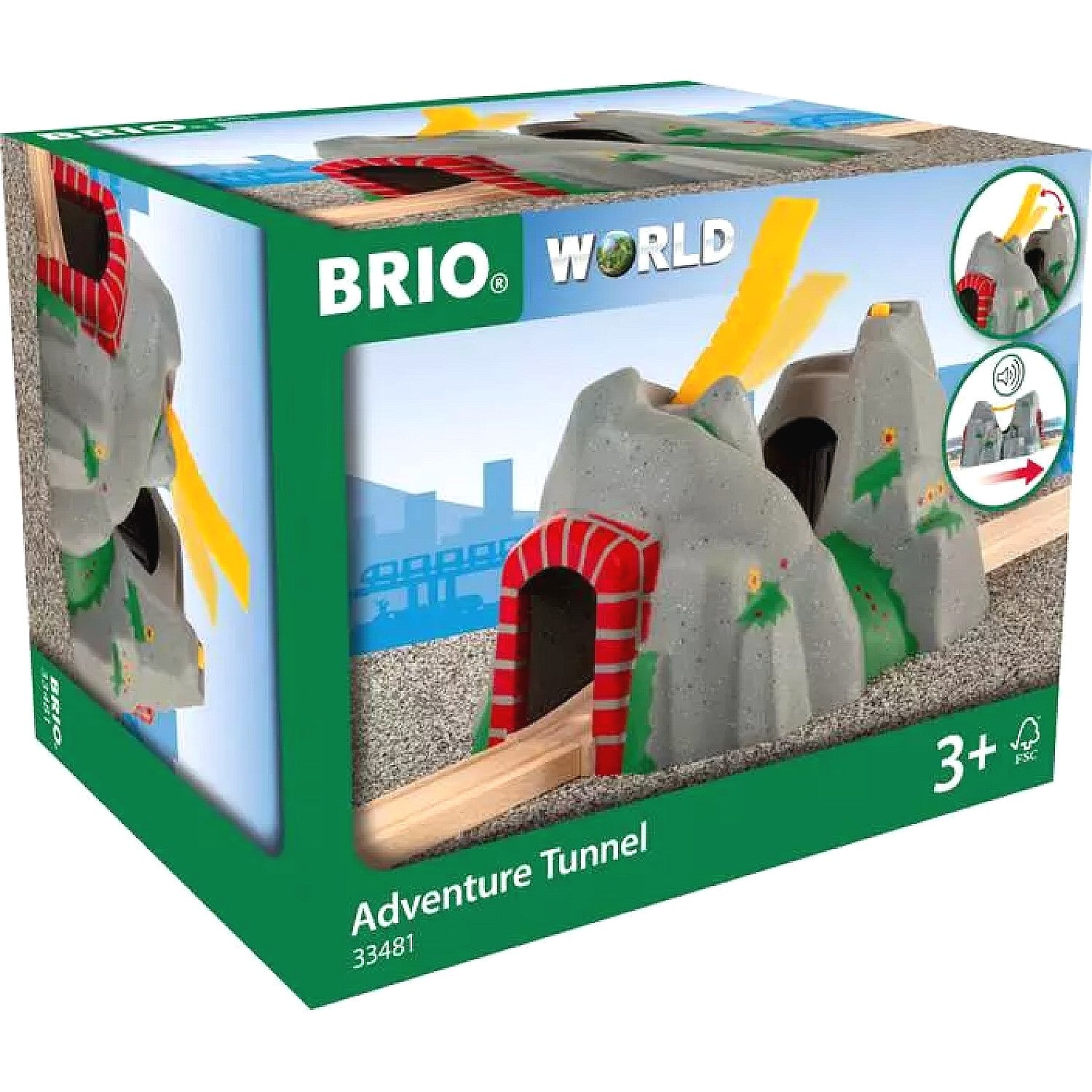 BRIO World - Adventure Tunnel Set