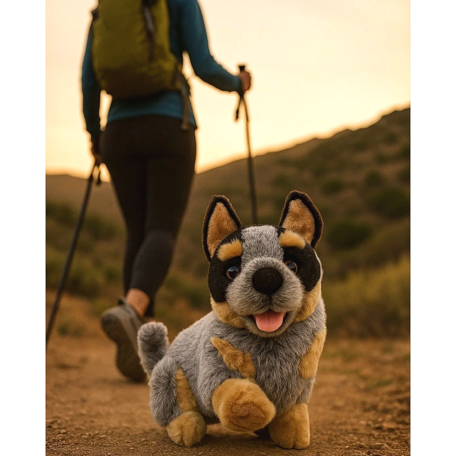 Bocchetta - Bluey Cattle Dog Sitting Soft Plush 22cm