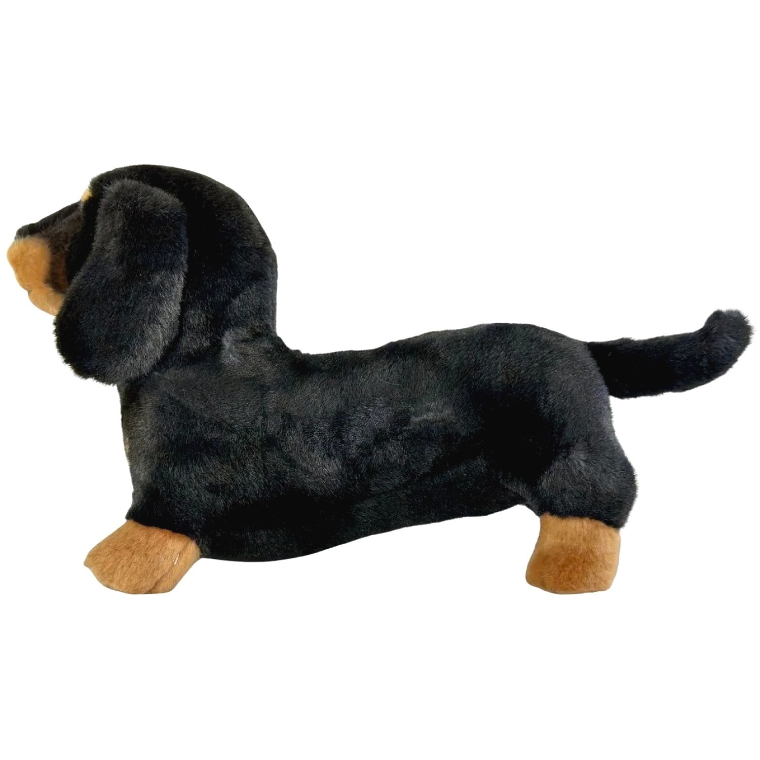 Bocchetta - Buddy Black and Tan Dachshund Standing Soft Plush 36cm