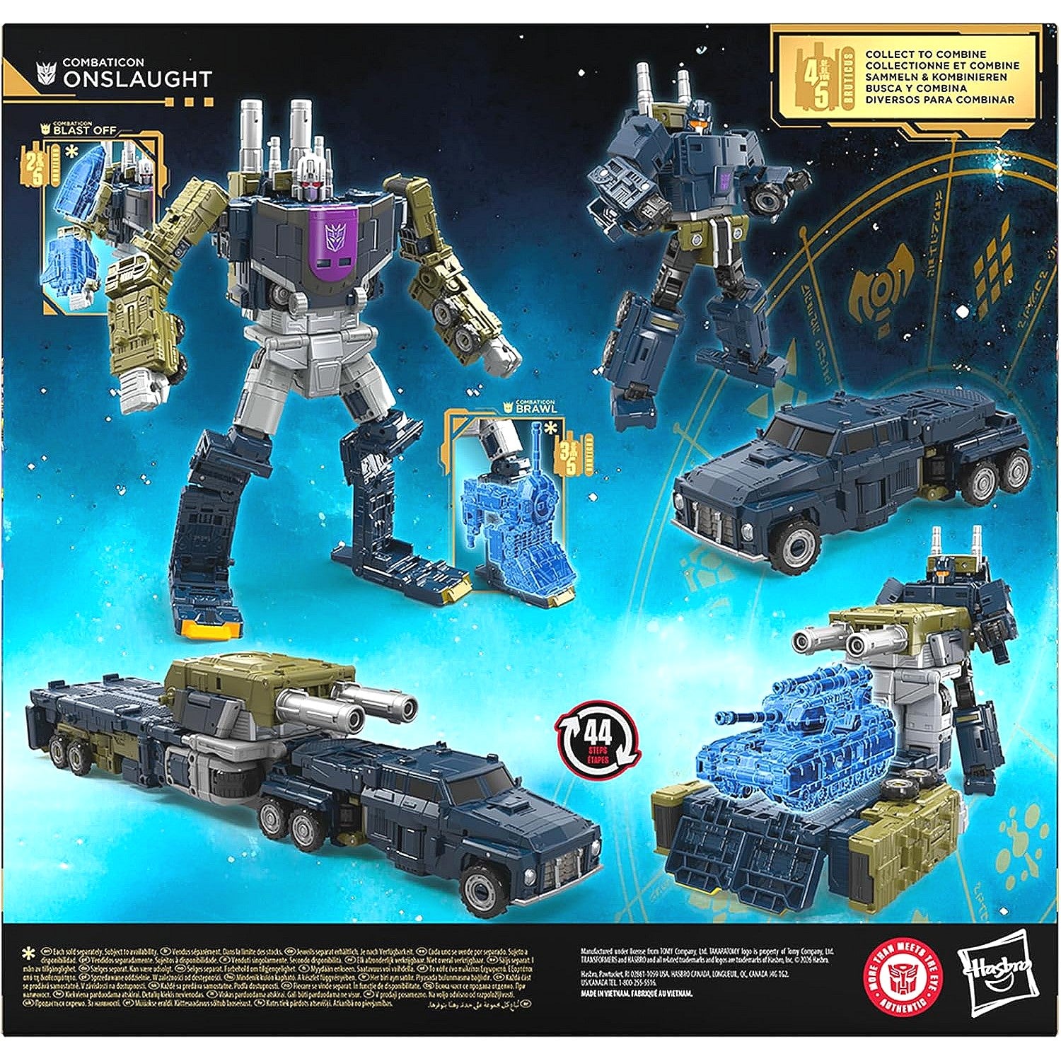 Transformers - Age of the Primes Combaticon Onslaught Commander Class 6.75-Inch Converting Action Figure - Hasbro