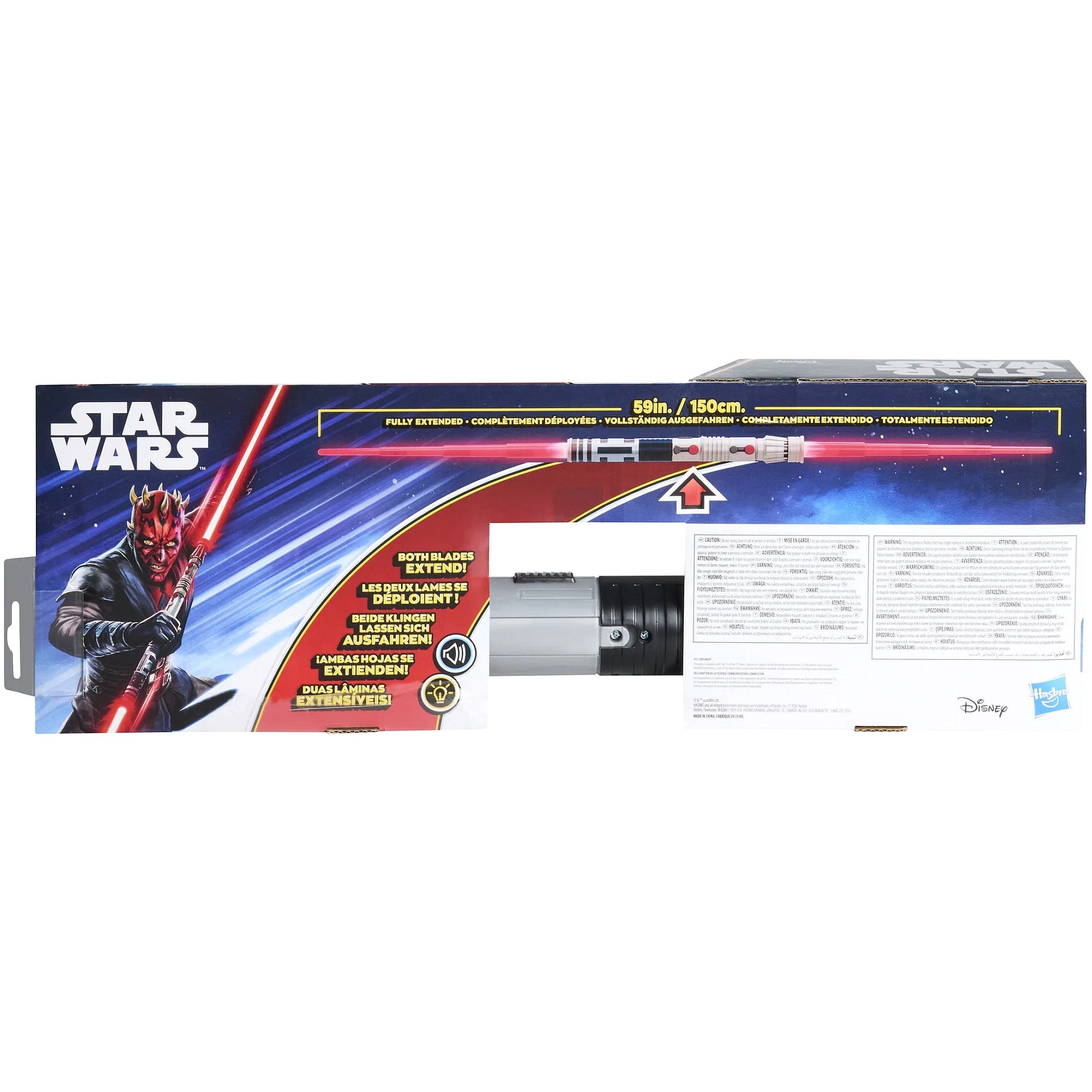Star Wars - Darth Maul Electronic Double Bladed Lightsaber - Hasbro