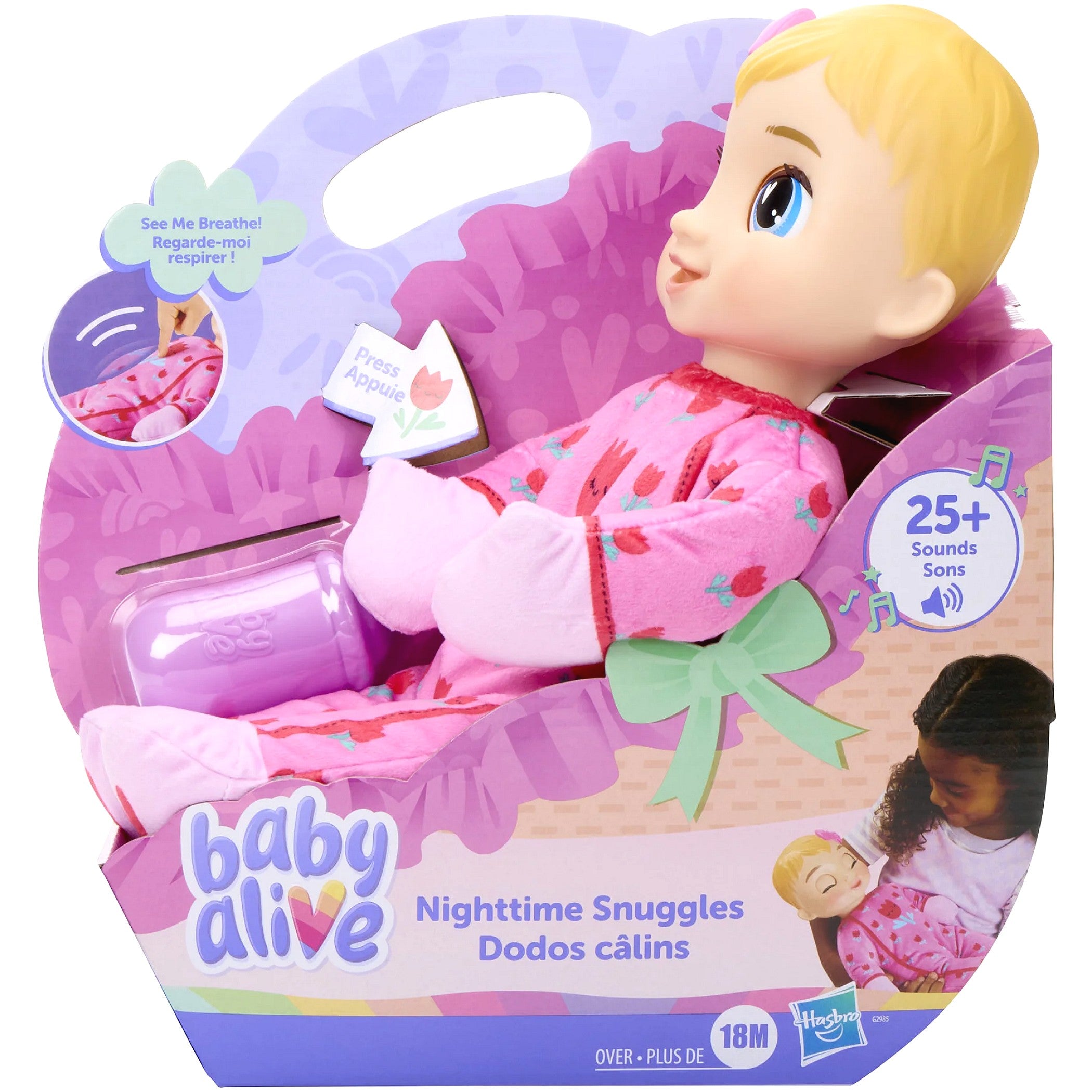 Baby Alive - Nighttime Snuggles Blonde Hair - Hasbro