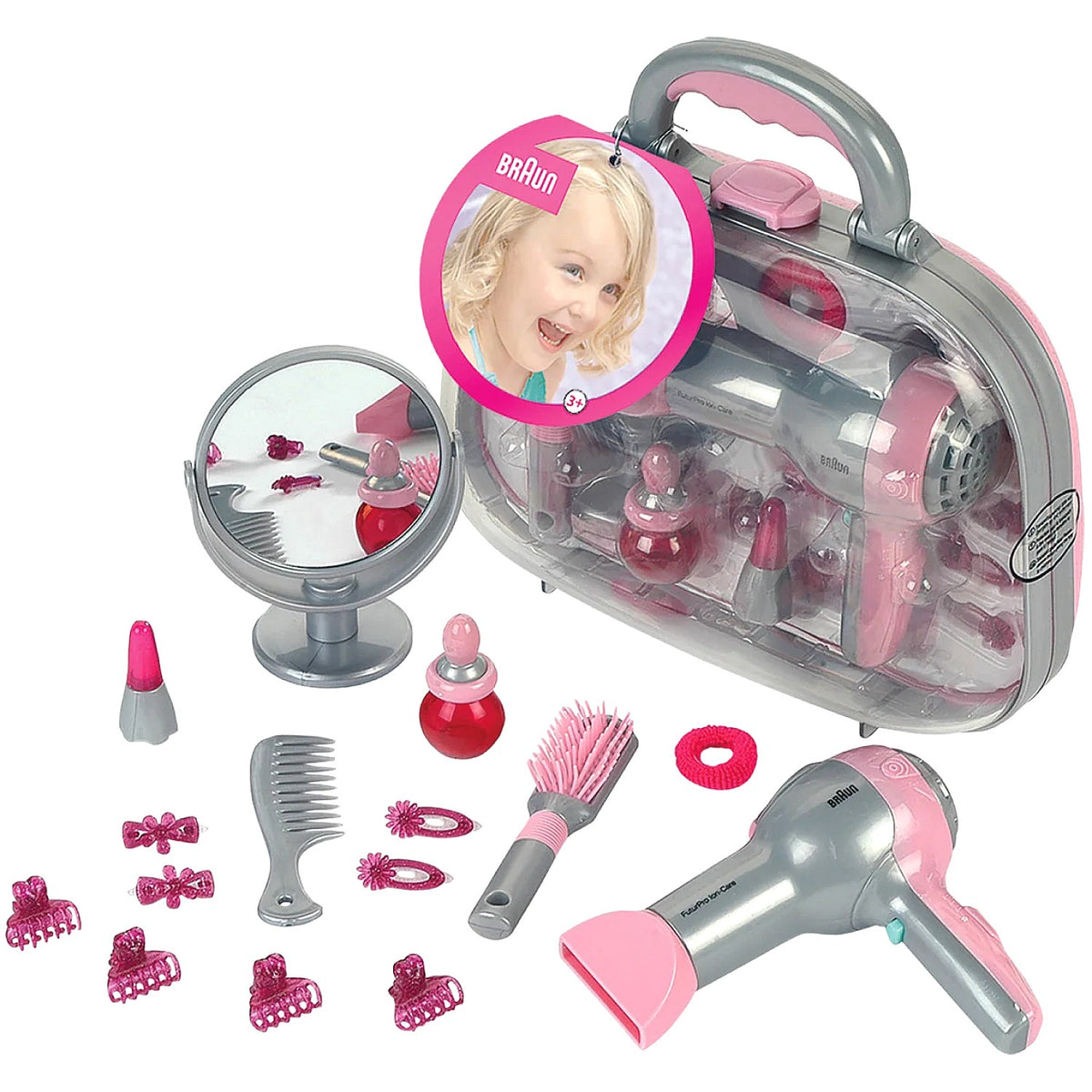 Braun - Toy Hairdressing Case with Hairdryer