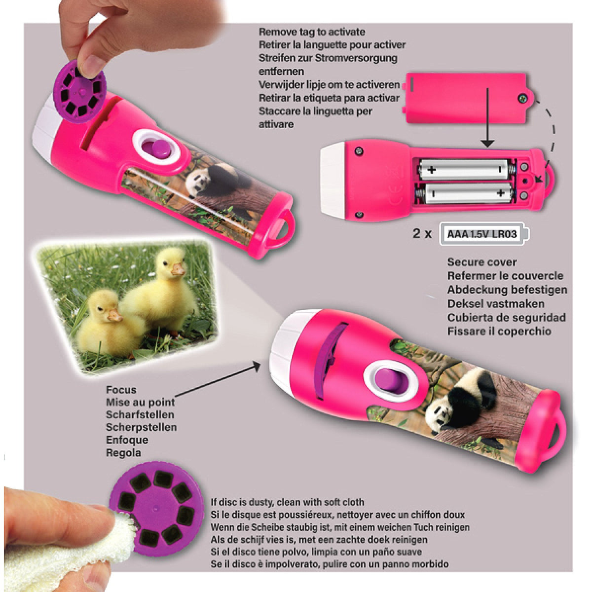 Brainstorm Toys - Cute & Cuddly Torch & Projector