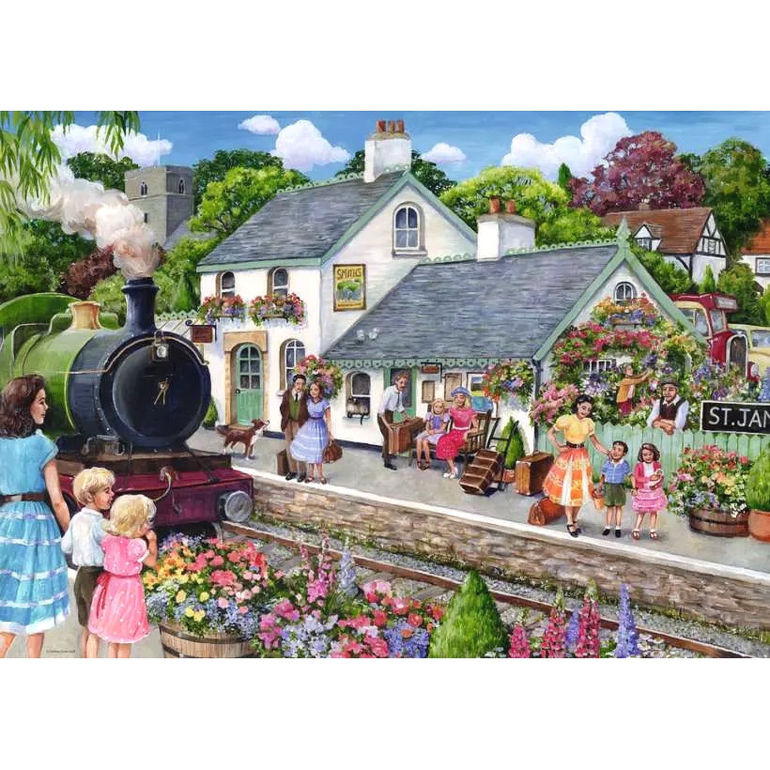 Ravensburger - Whistle Stop Cottage Jigsaw Puzzle 1000 Pieces