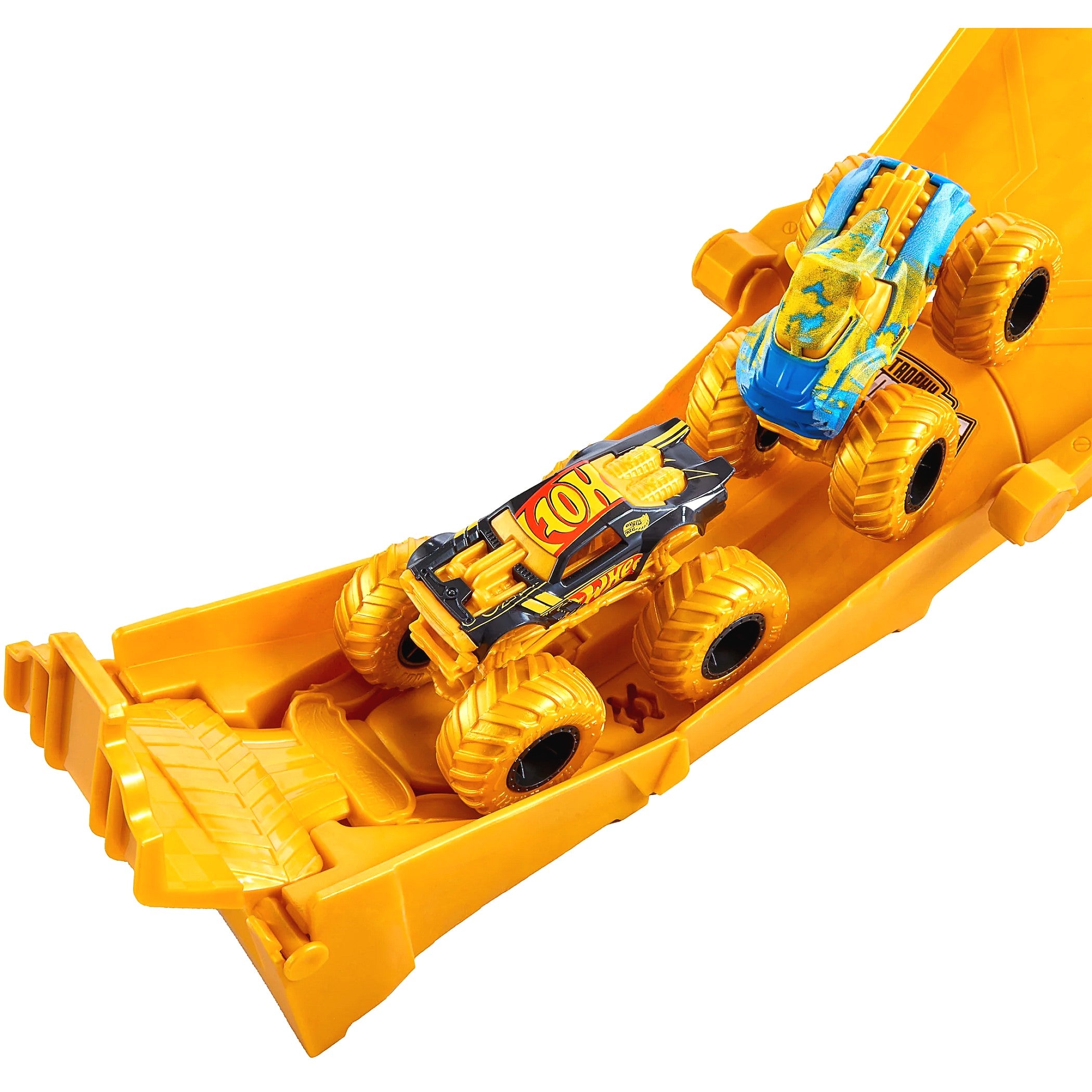 Hot Wheels - Monster Trucks Dual Terrain Raceway Playset - Mattel
