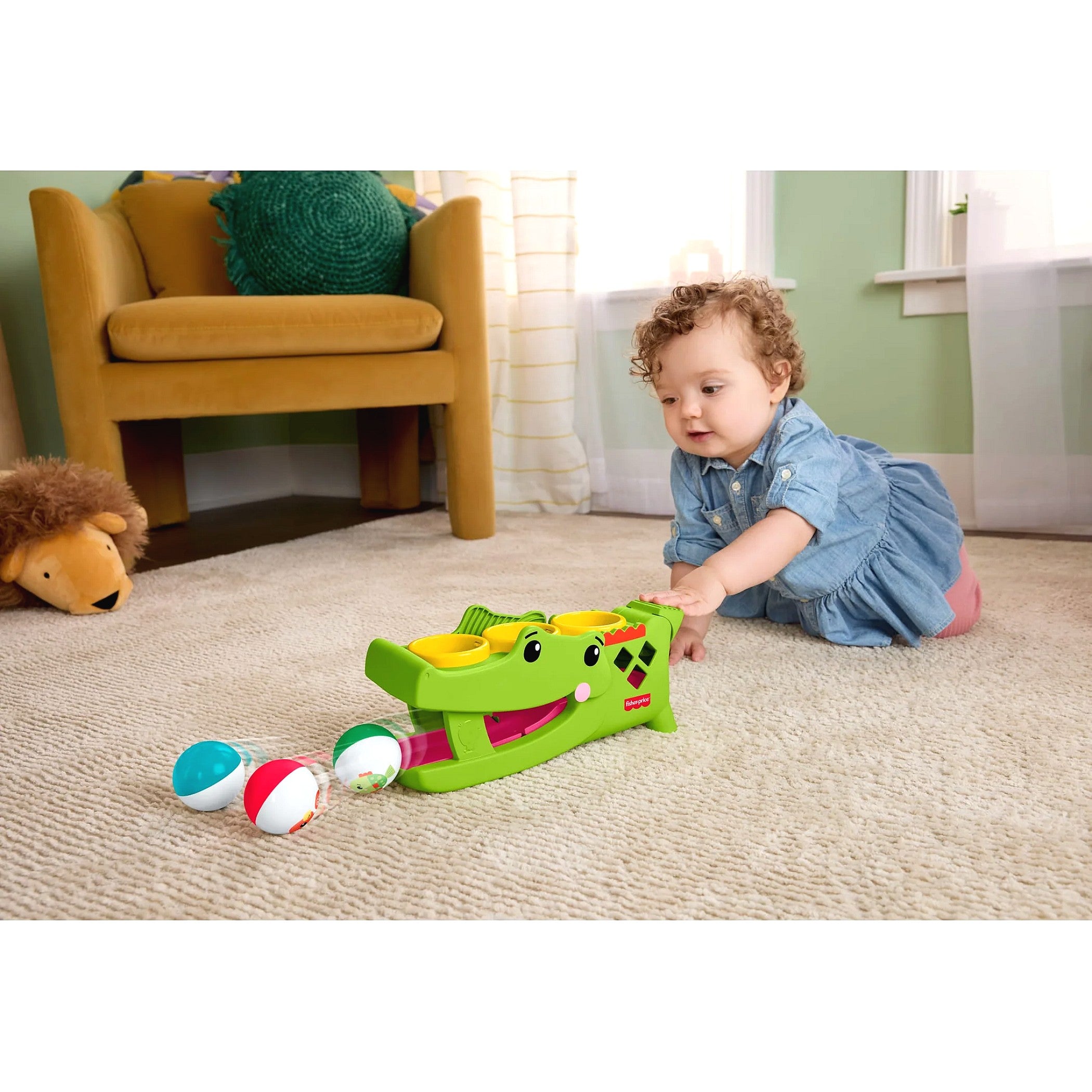 Fisher-Price - Sit & Tap Alligator - Mattel