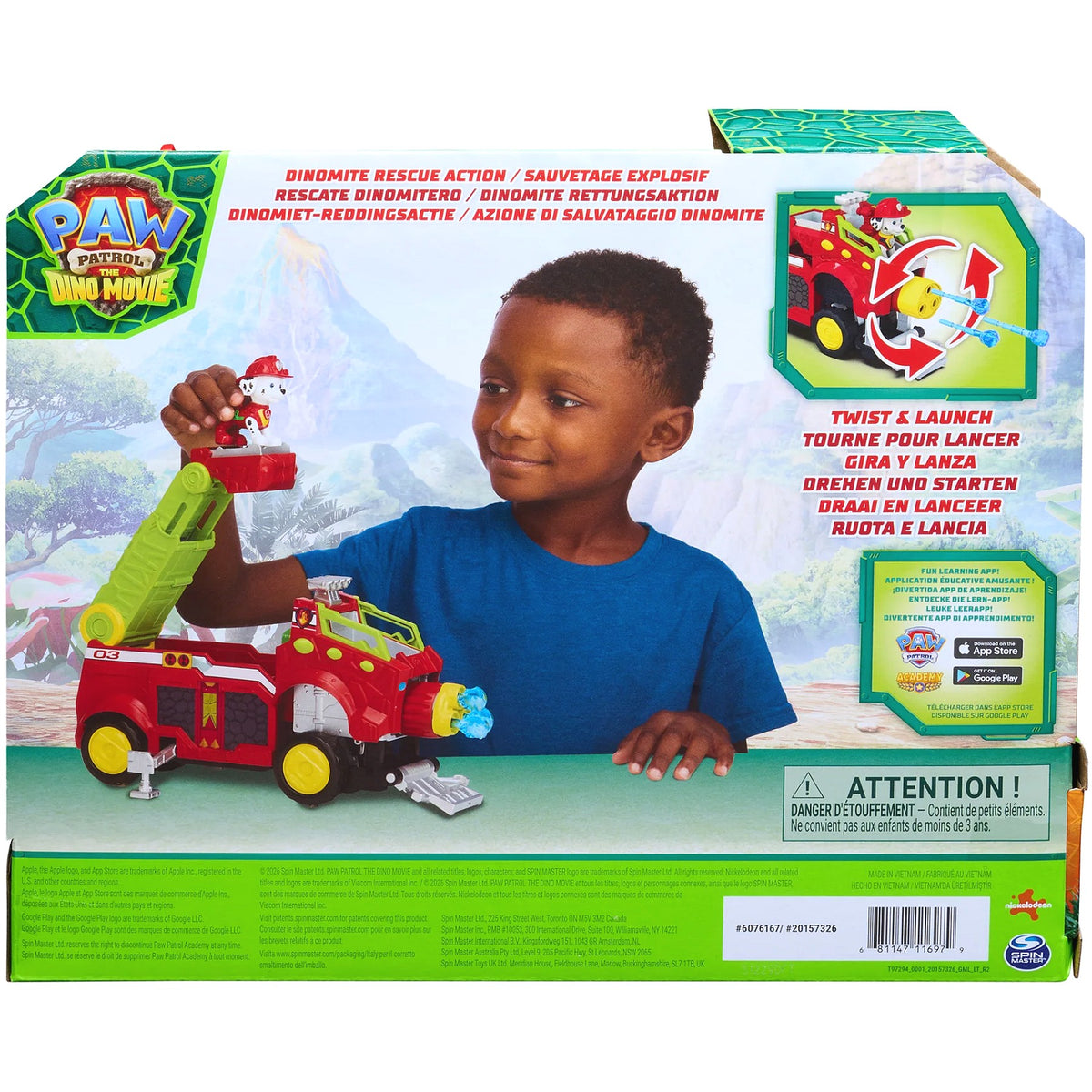 Paw Patrol - The Dino Movie Dino Rescue Responder - Spin Master