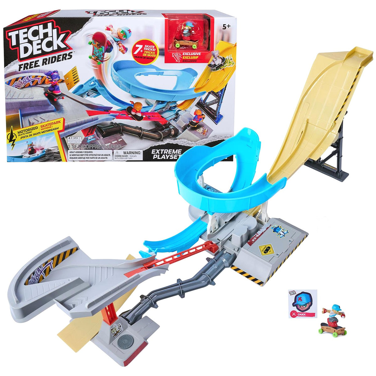 Tech Deck - Free Riders Extreme Playset - Spin Master
